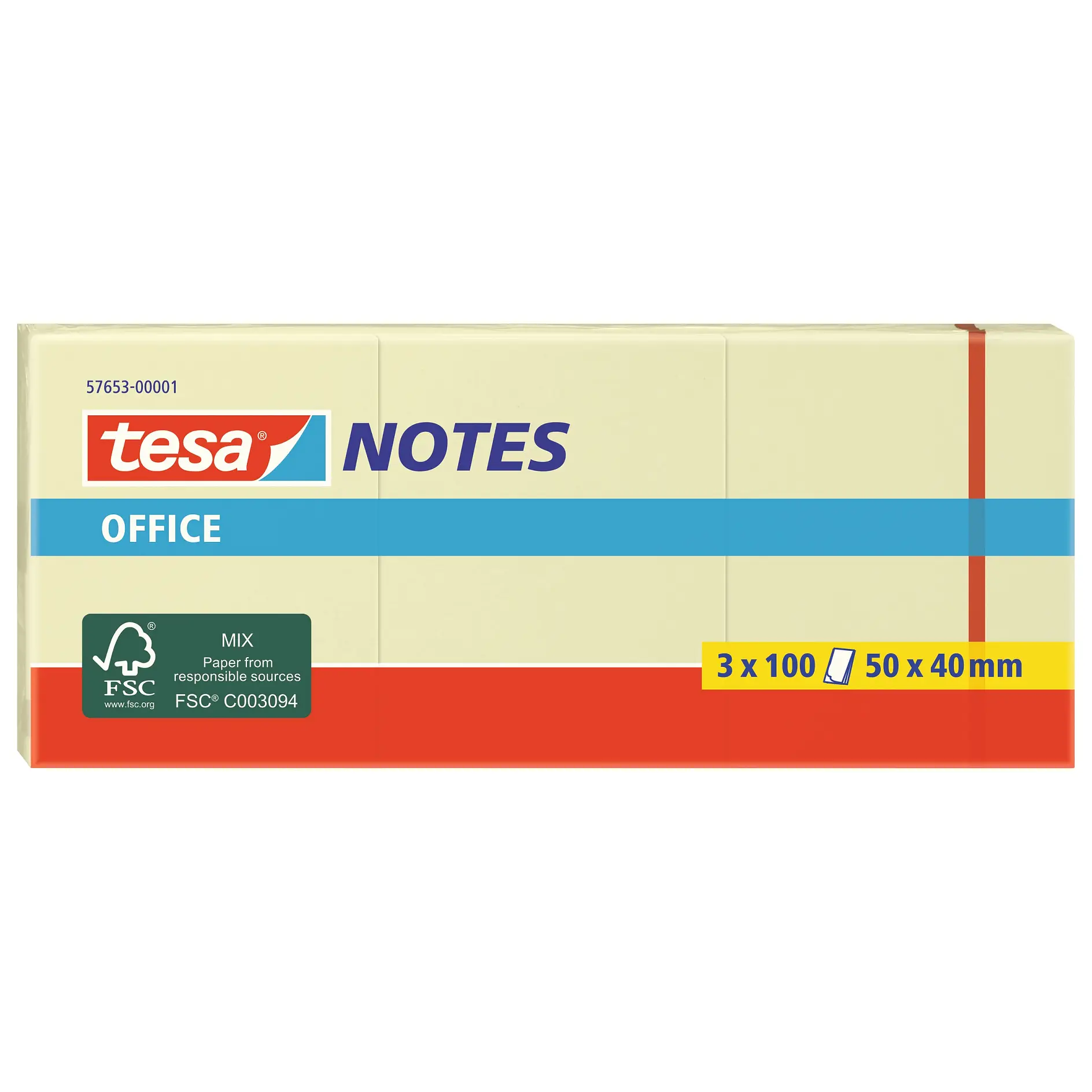 [en-en] tesa notes office 100x75:75mm