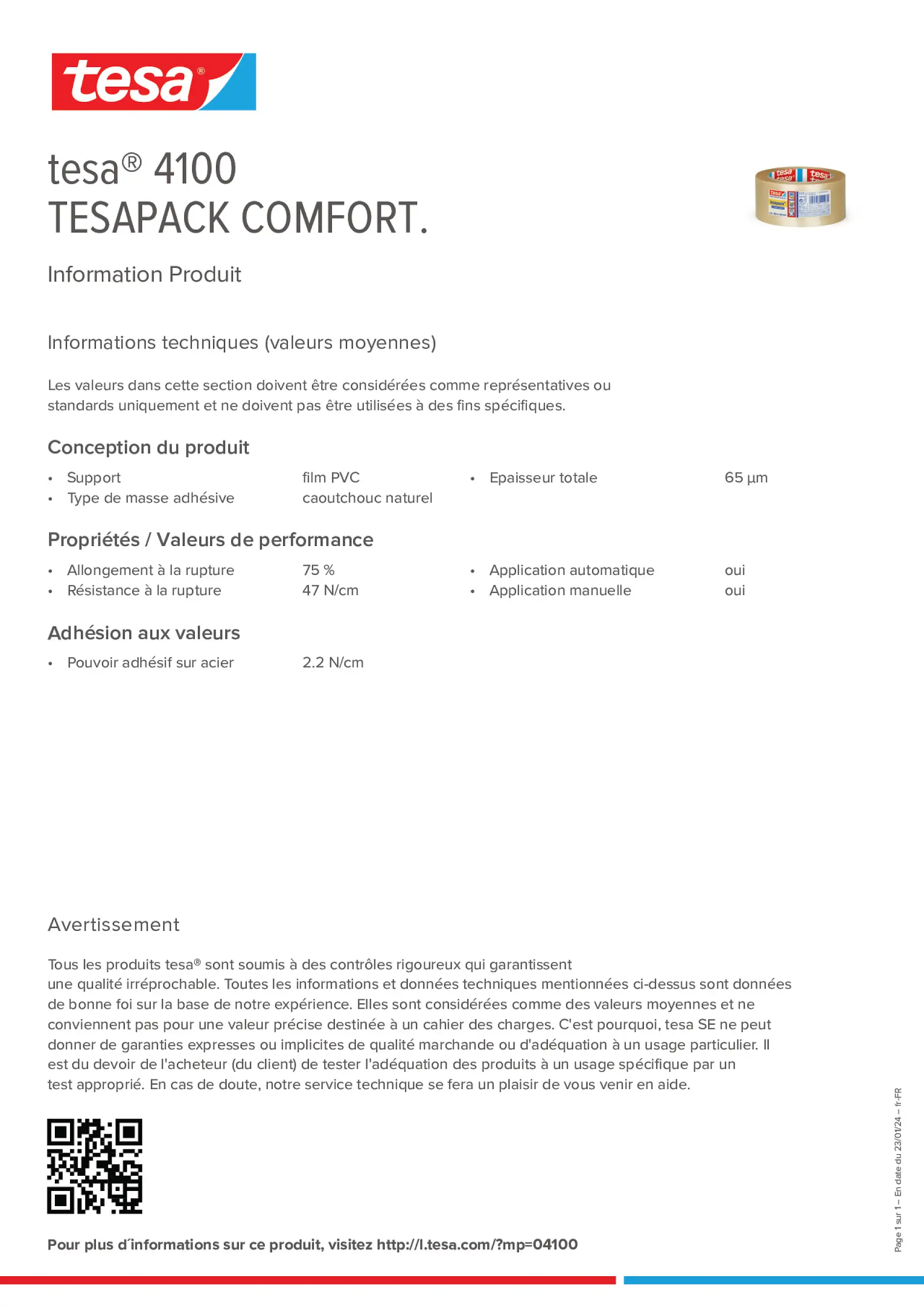 Product information_tesa® 04100_fr-FR