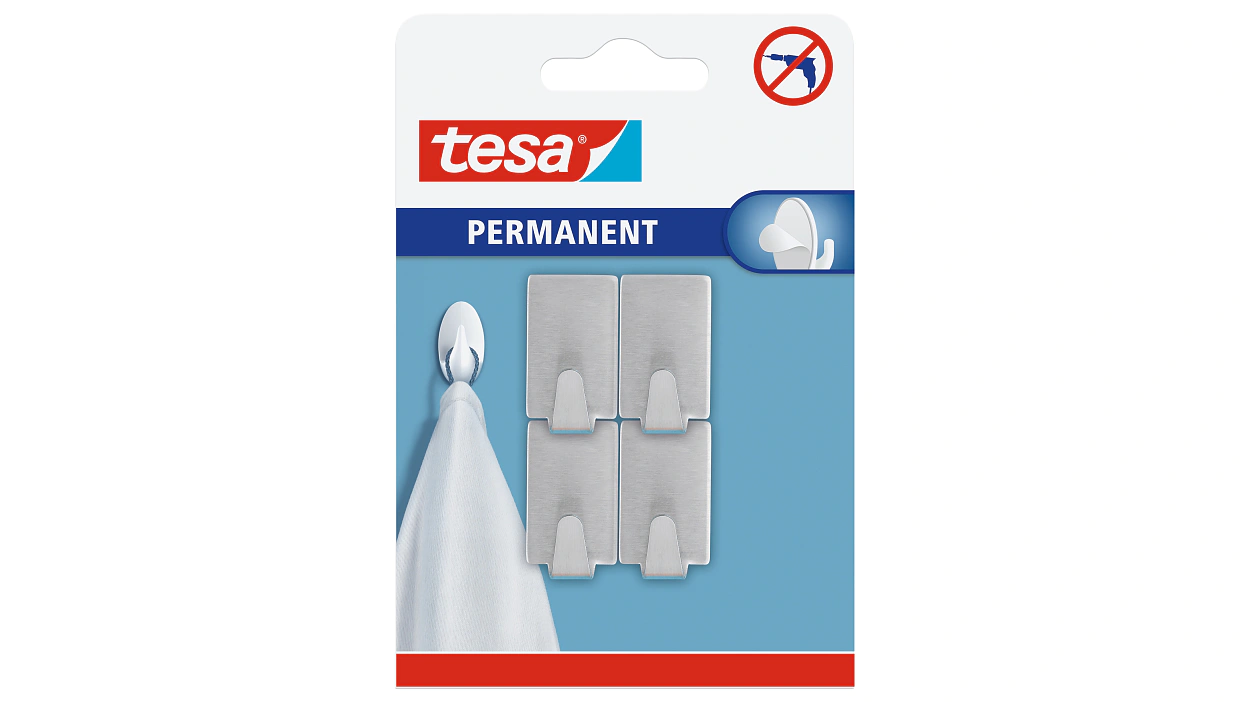 [en-en] Permanent hooks Rectangular S Metal