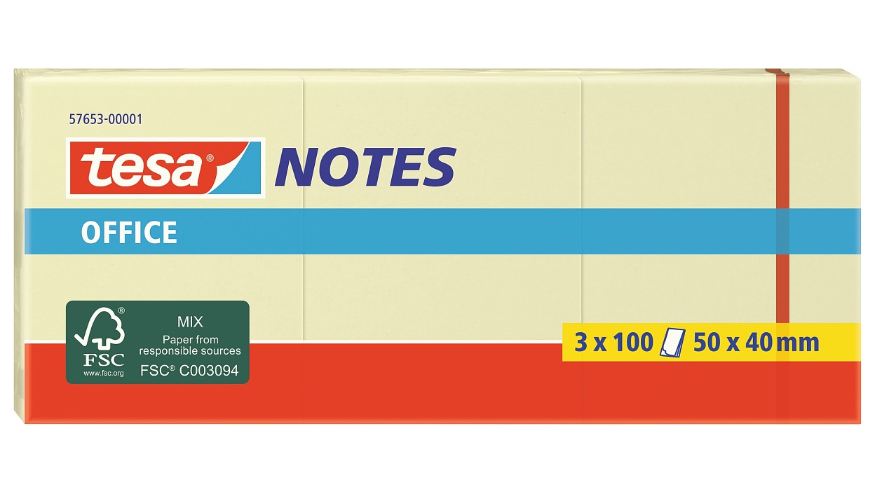 [en-en] tesa notes office 100x75:75mm