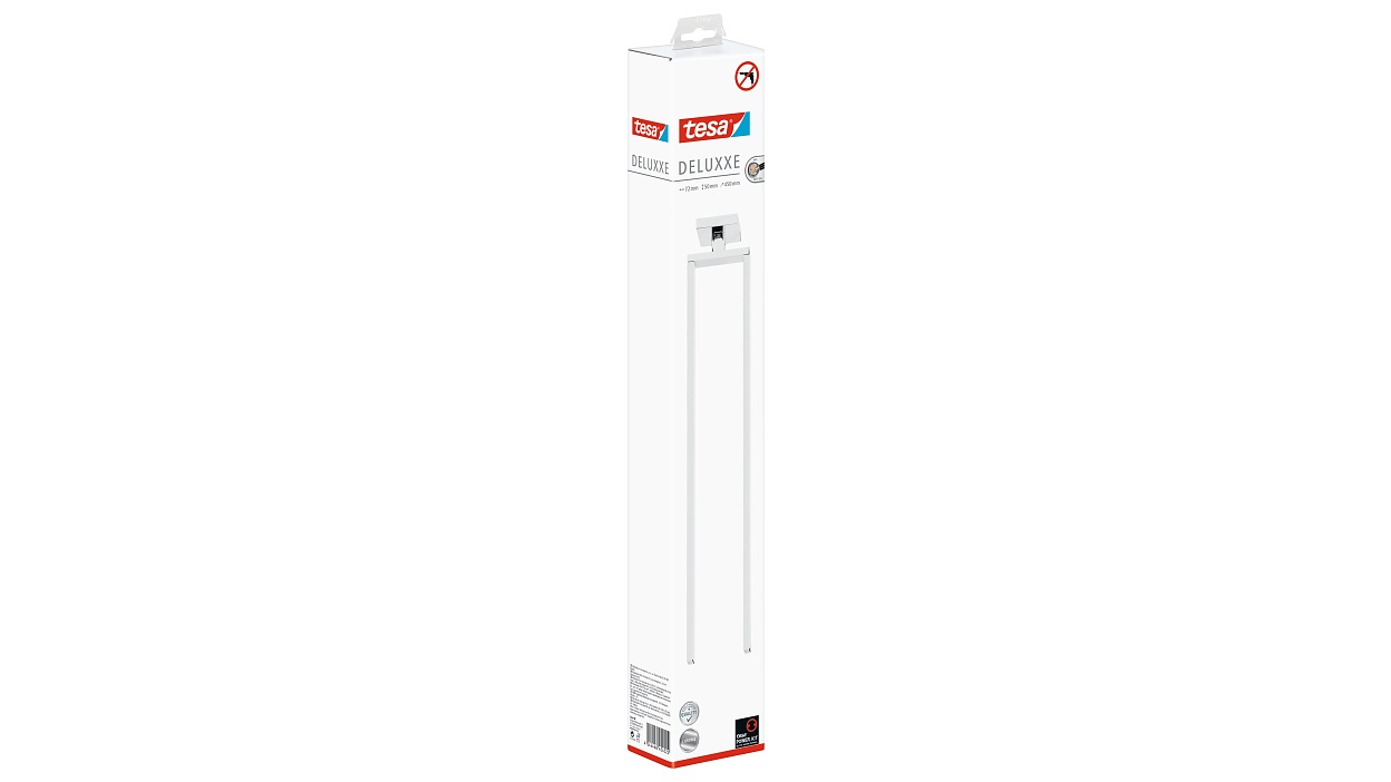 [en-en] tesa Deluxxe 2-Armed Towel Holder (fixed &amp; open)