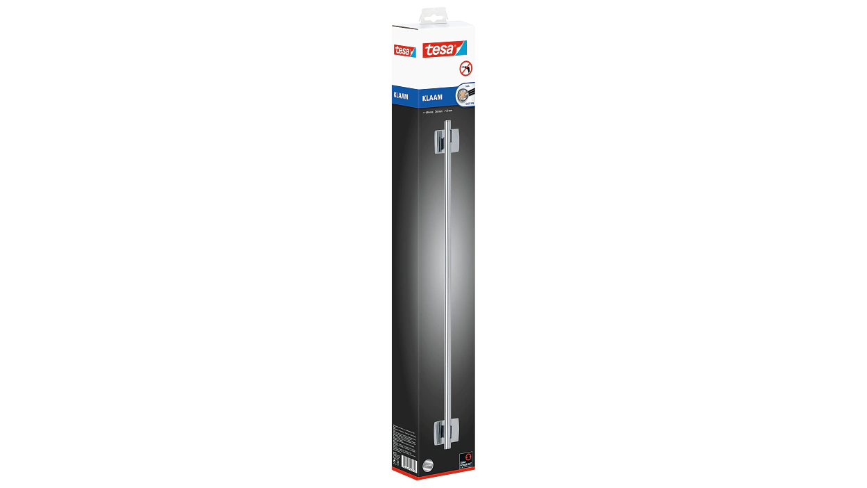 [en-en] tesa Klaam Bath Towel Rod Single