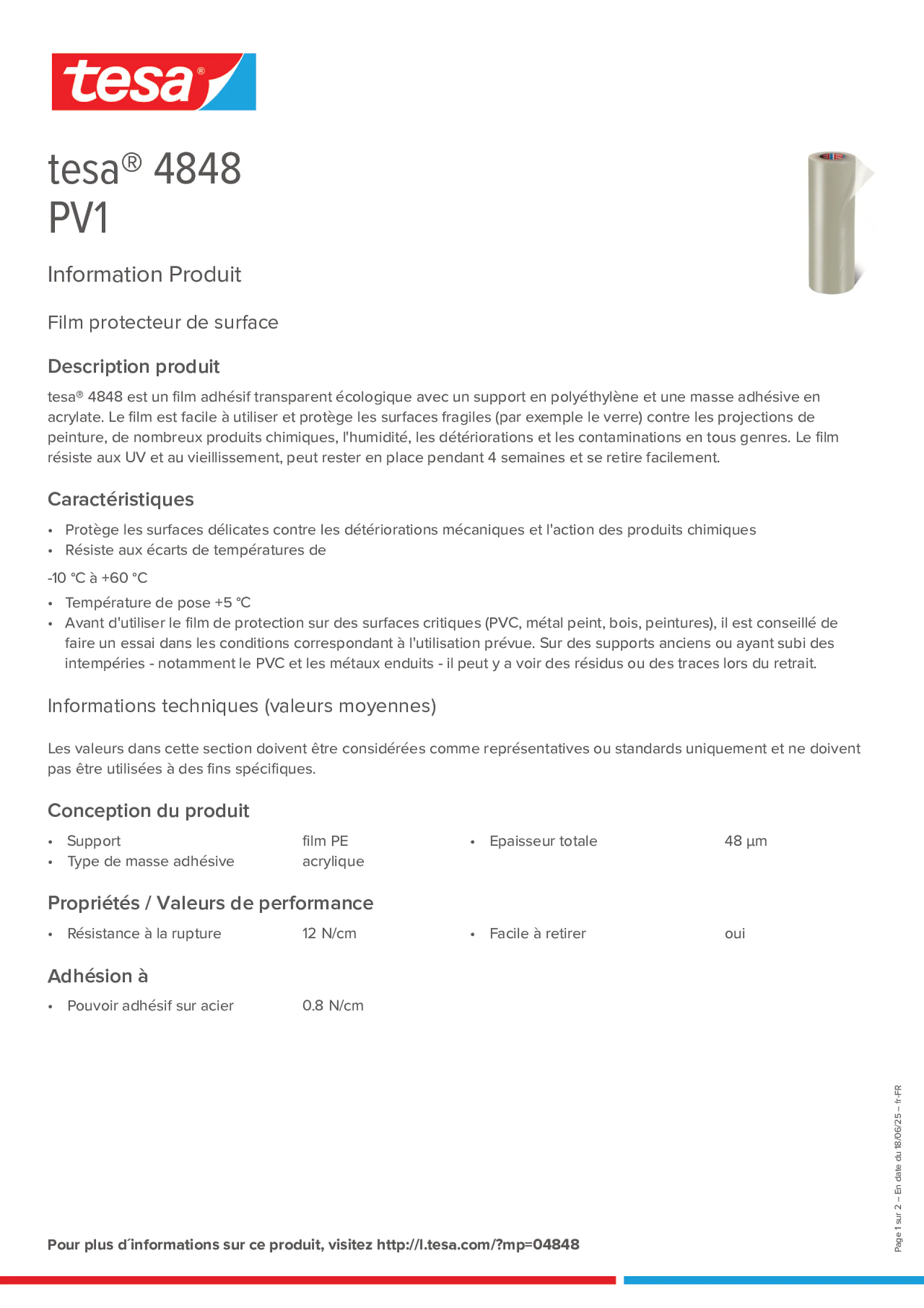 Product information_tesa® 4848_fr-FR