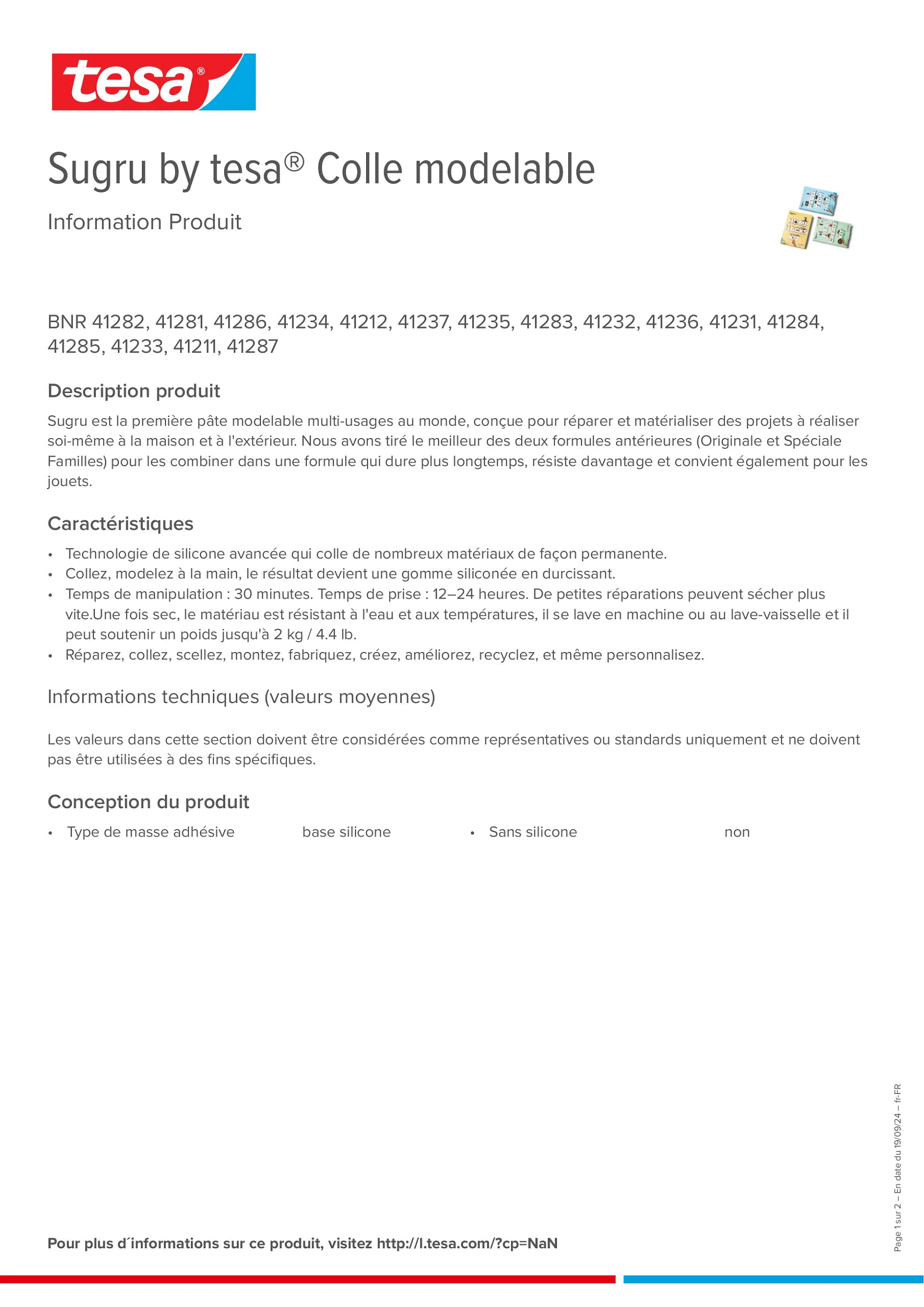 Product information_Sugru by tesa® 41282_fr-FR