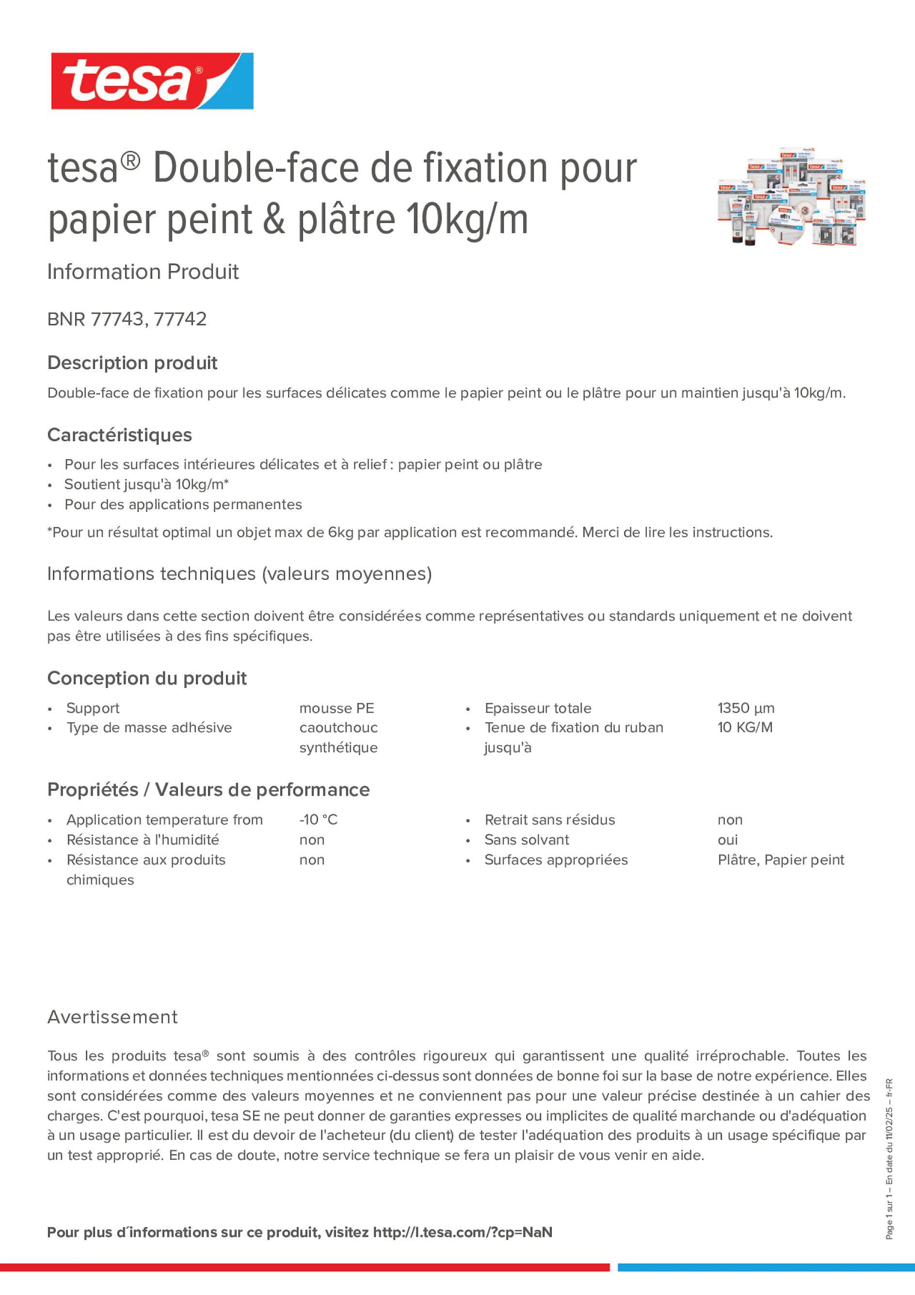Product information_tesa® 77742_fr-FR