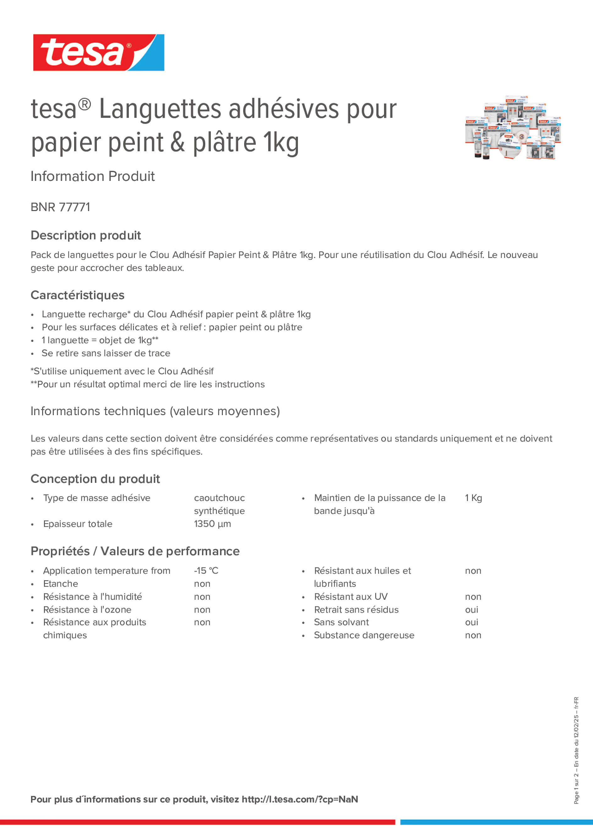 Product information_tesa® 77771_fr-FR