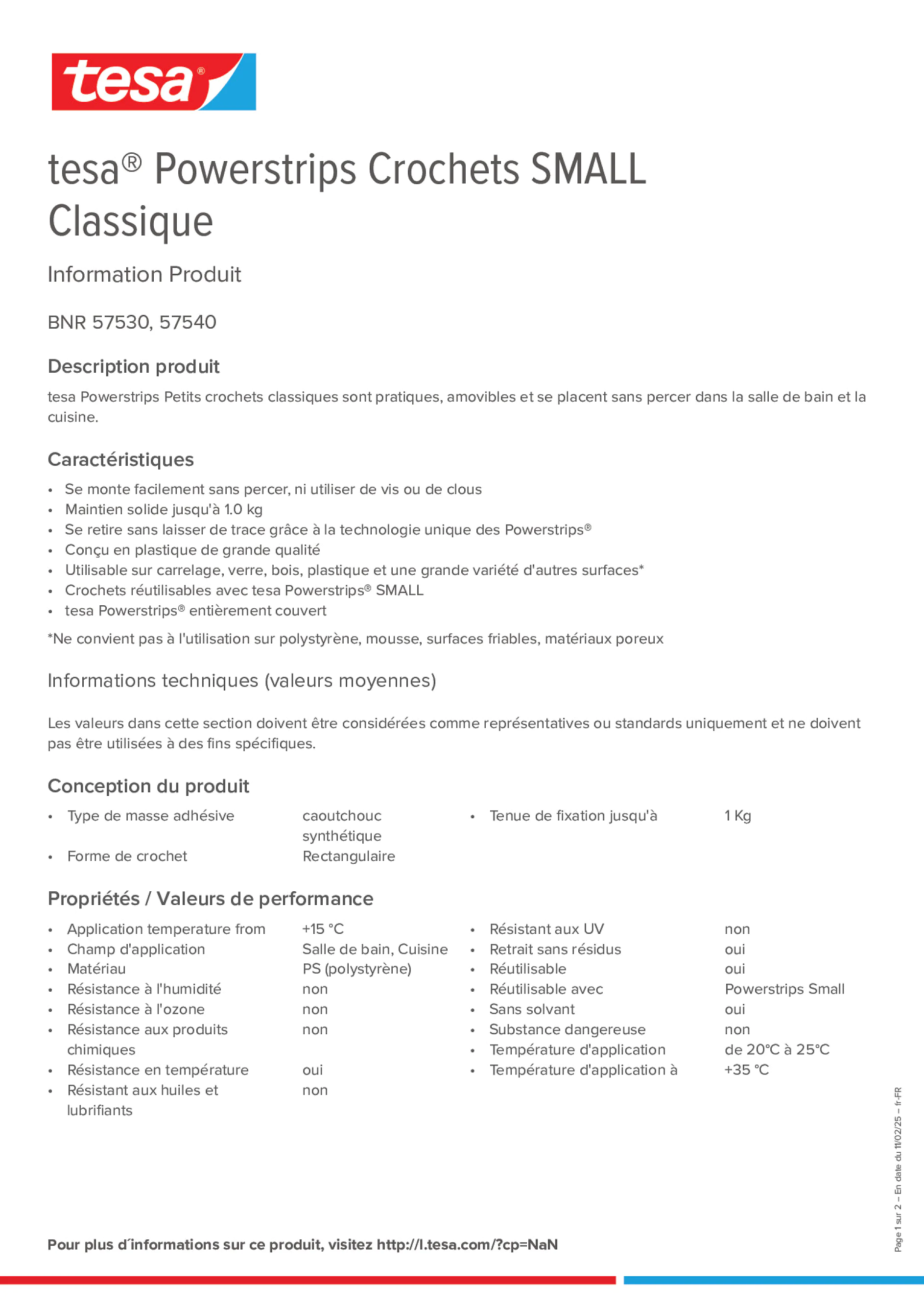 Product information_tesa® Powerstrips 57530_fr-FR
