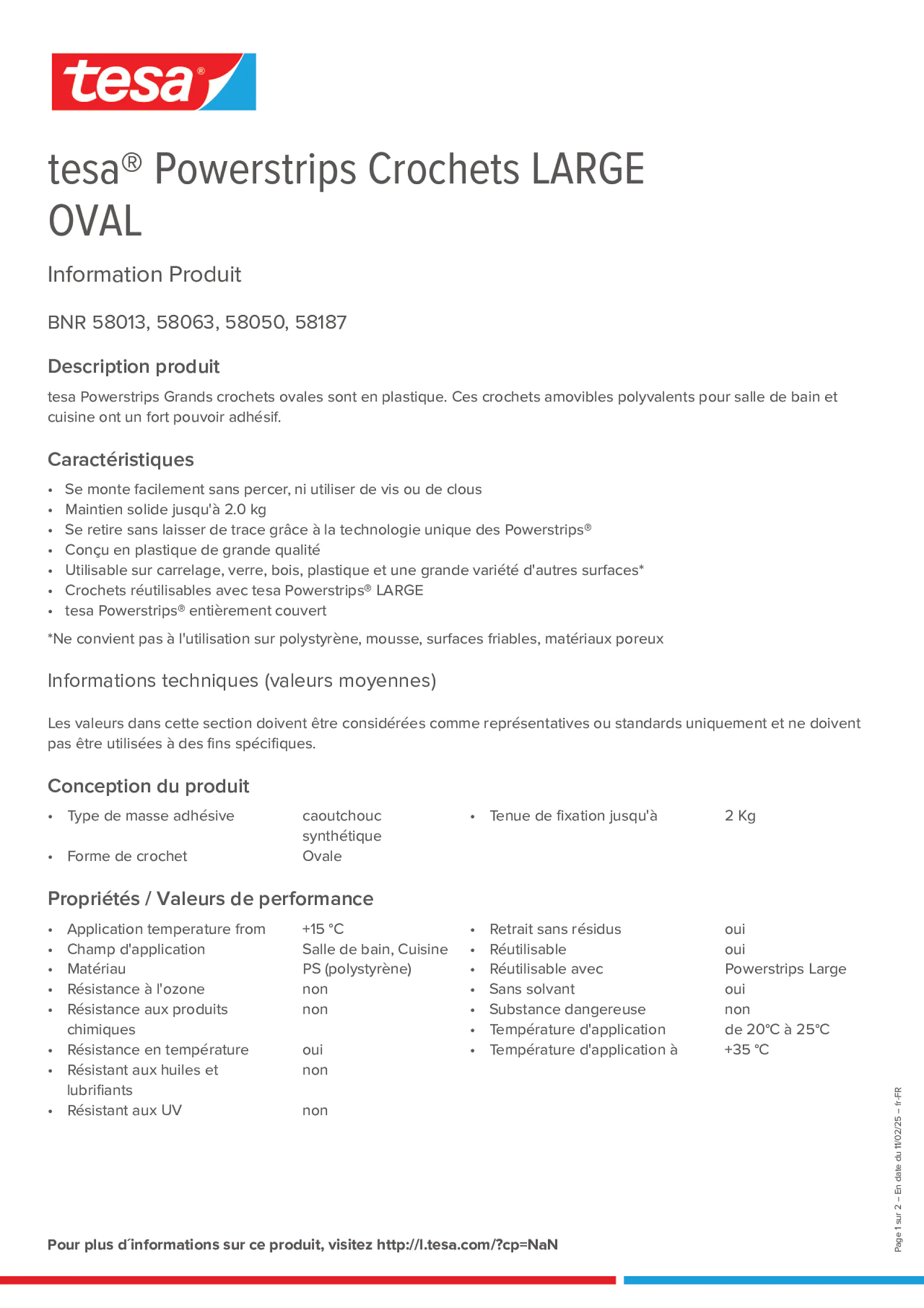 Product information_tesa® Powerstrips 58050_fr-FR