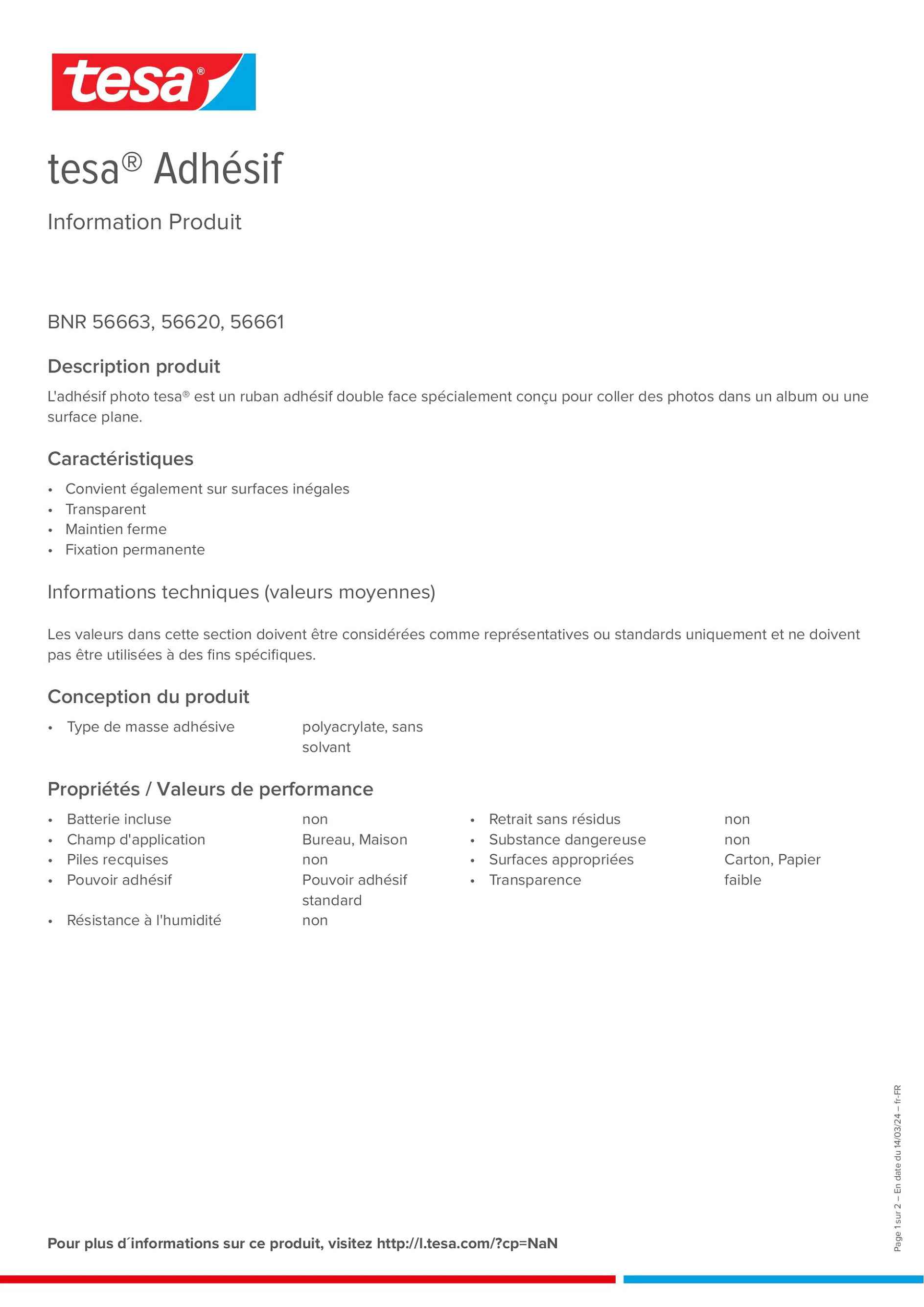 Product information_tesa® 56661_fr-FR