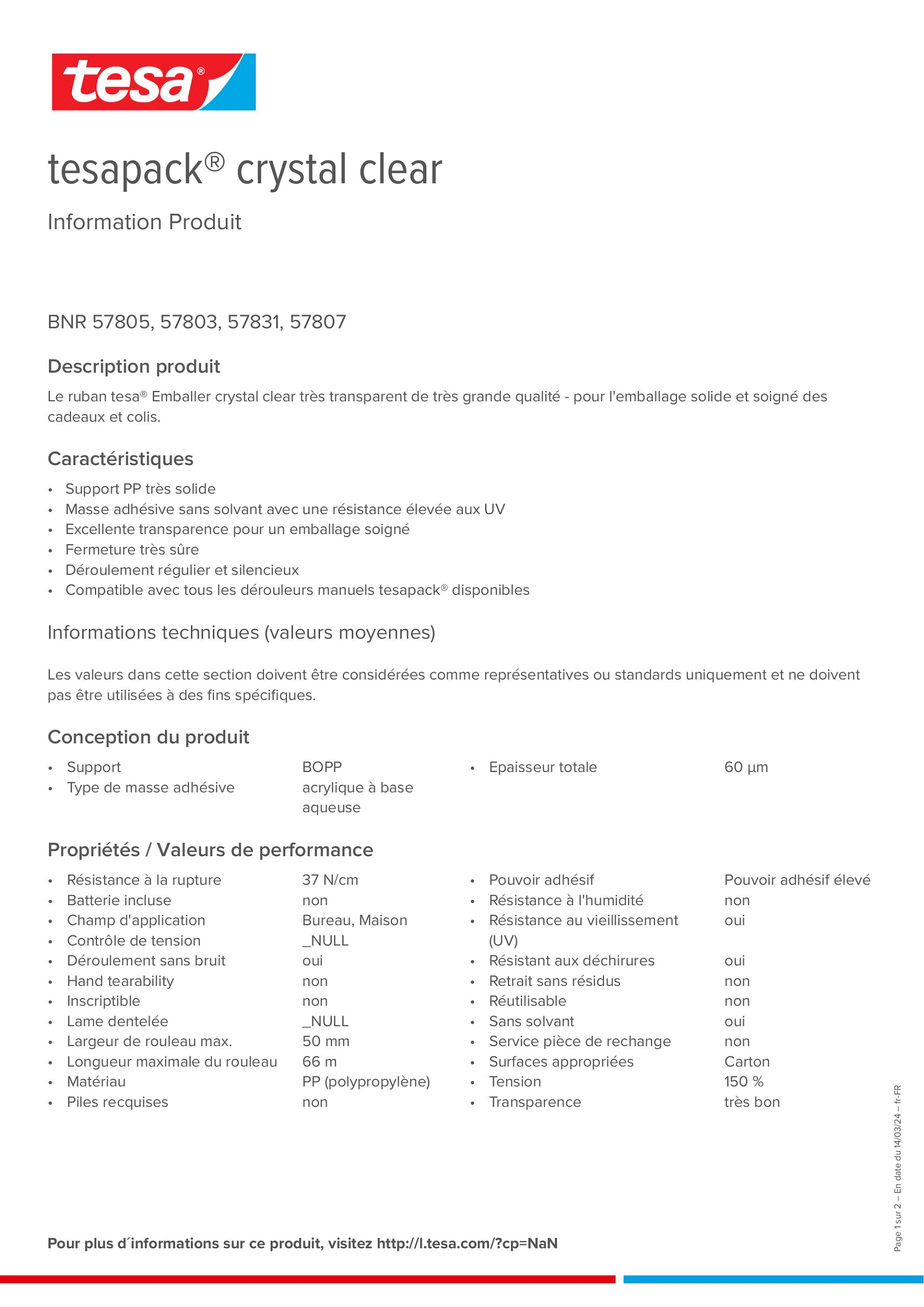 Product information_tesapack® 57807_fr-FR