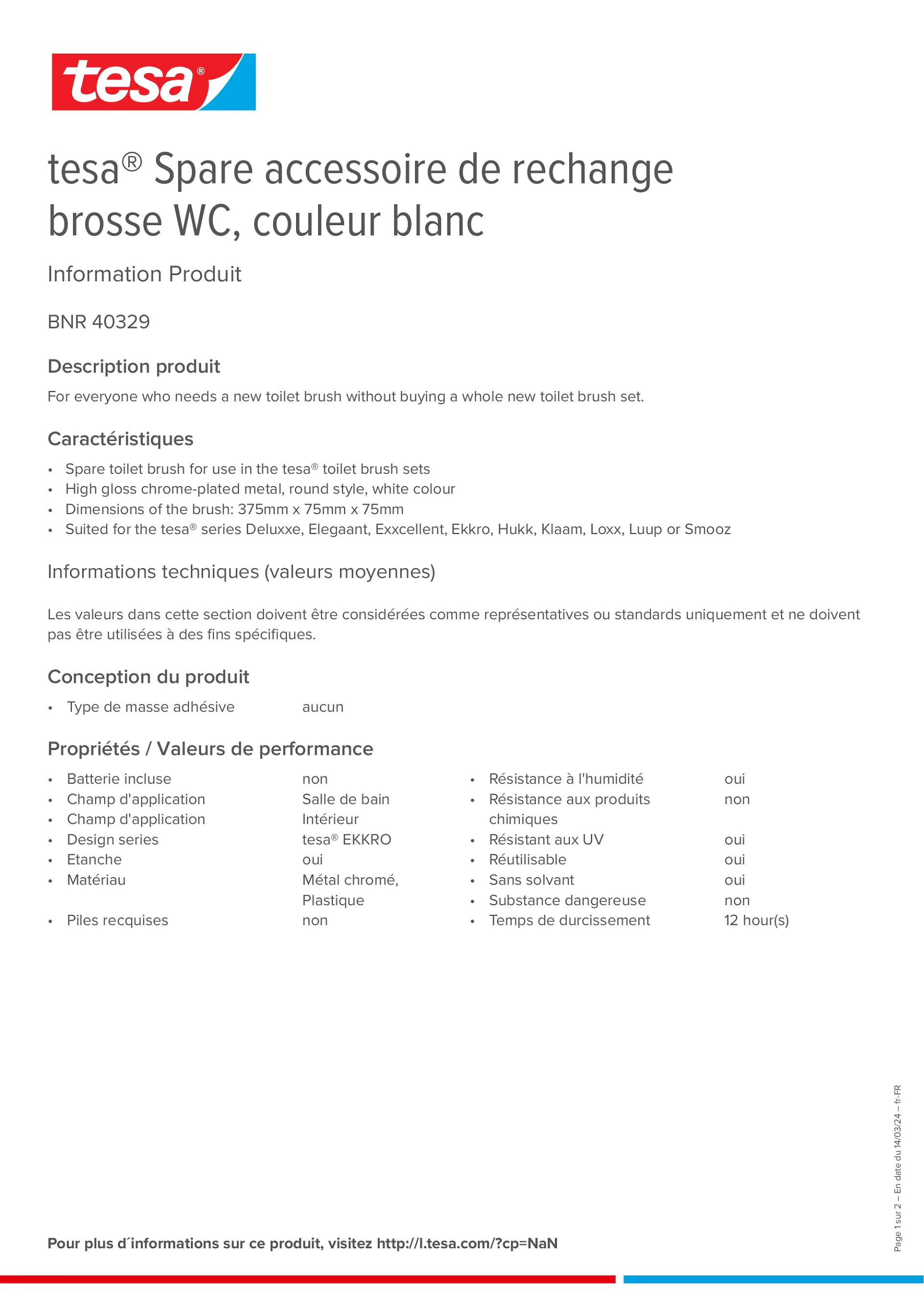 Product information_tesa® 40329_fr-FR