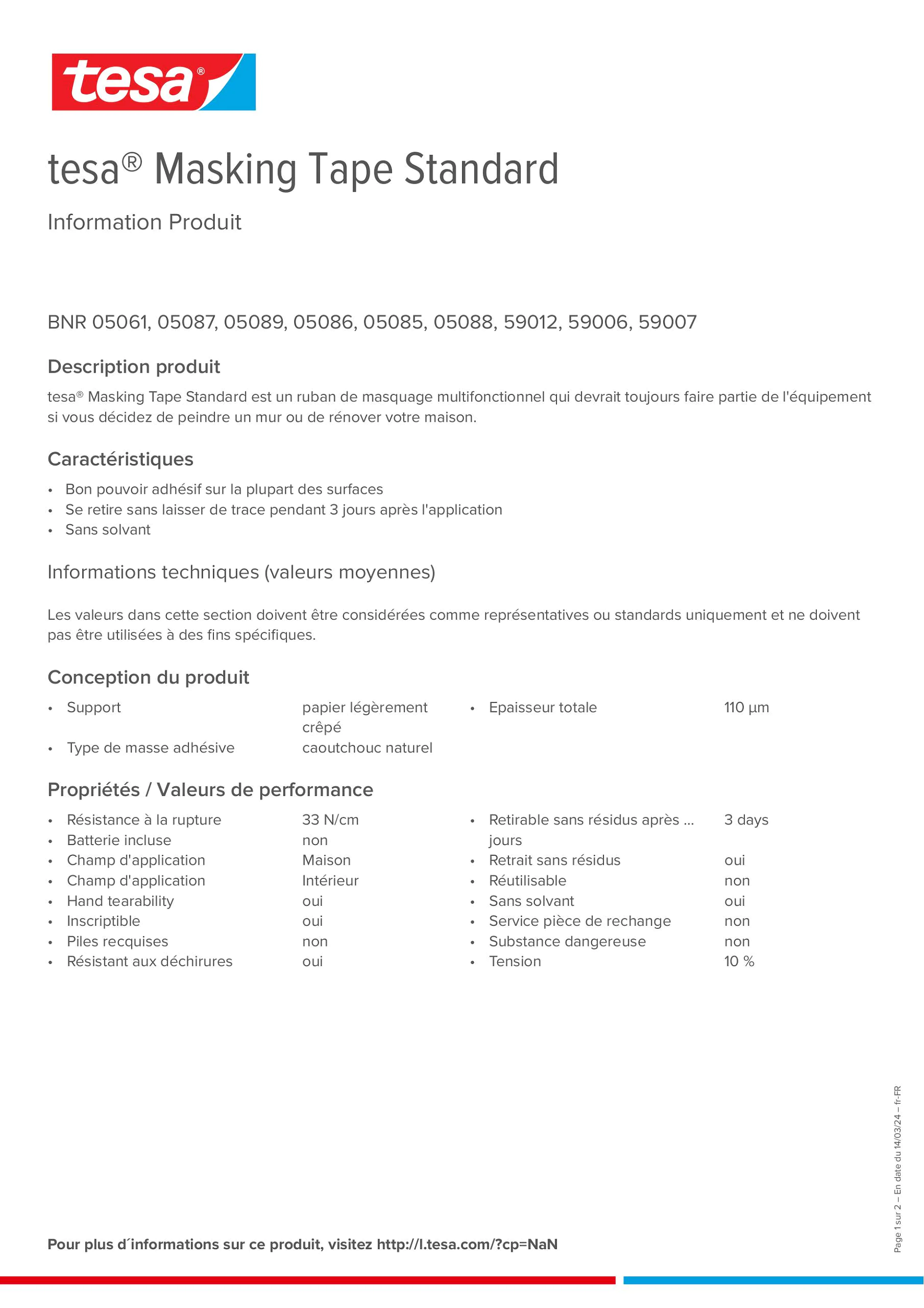 Product information_tesa® 59005_fr-FR