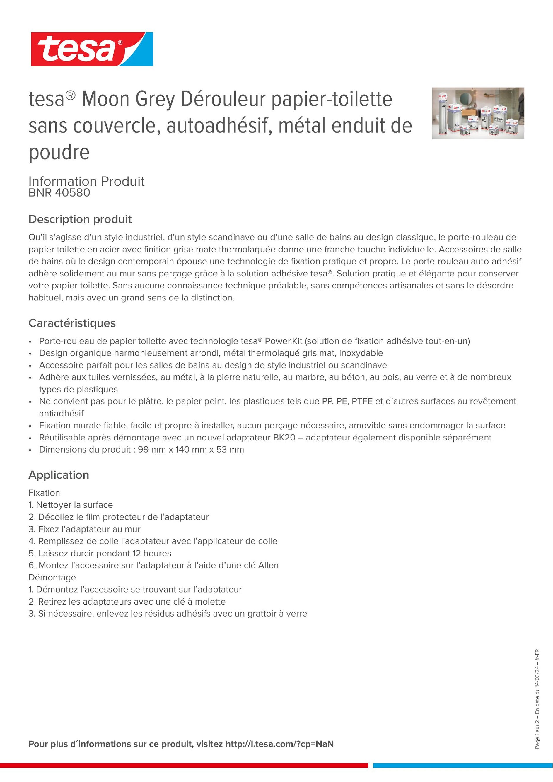 Product information_tesa® 40580_fr-FR