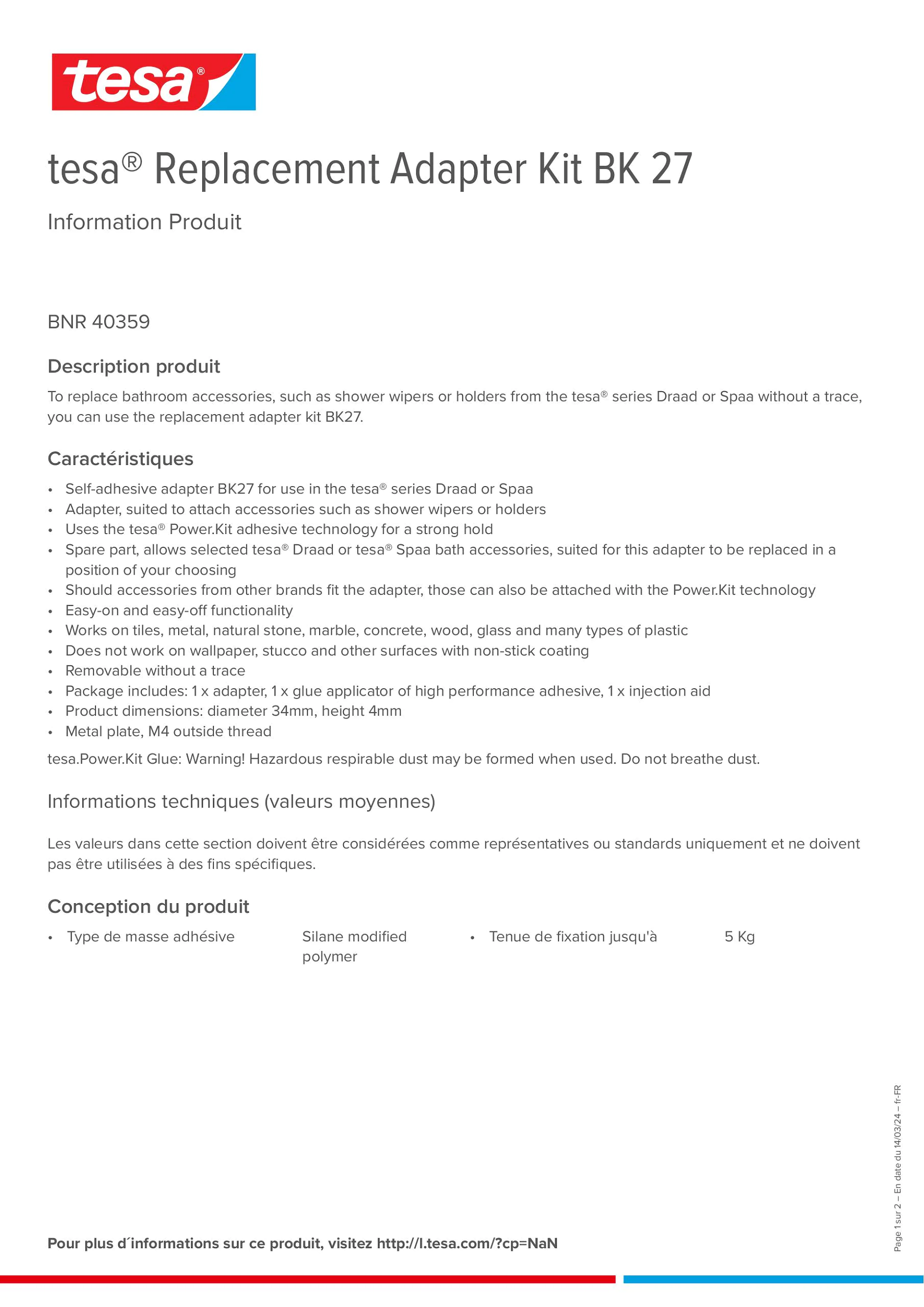 Product information_tesa® 40359_fr-FR