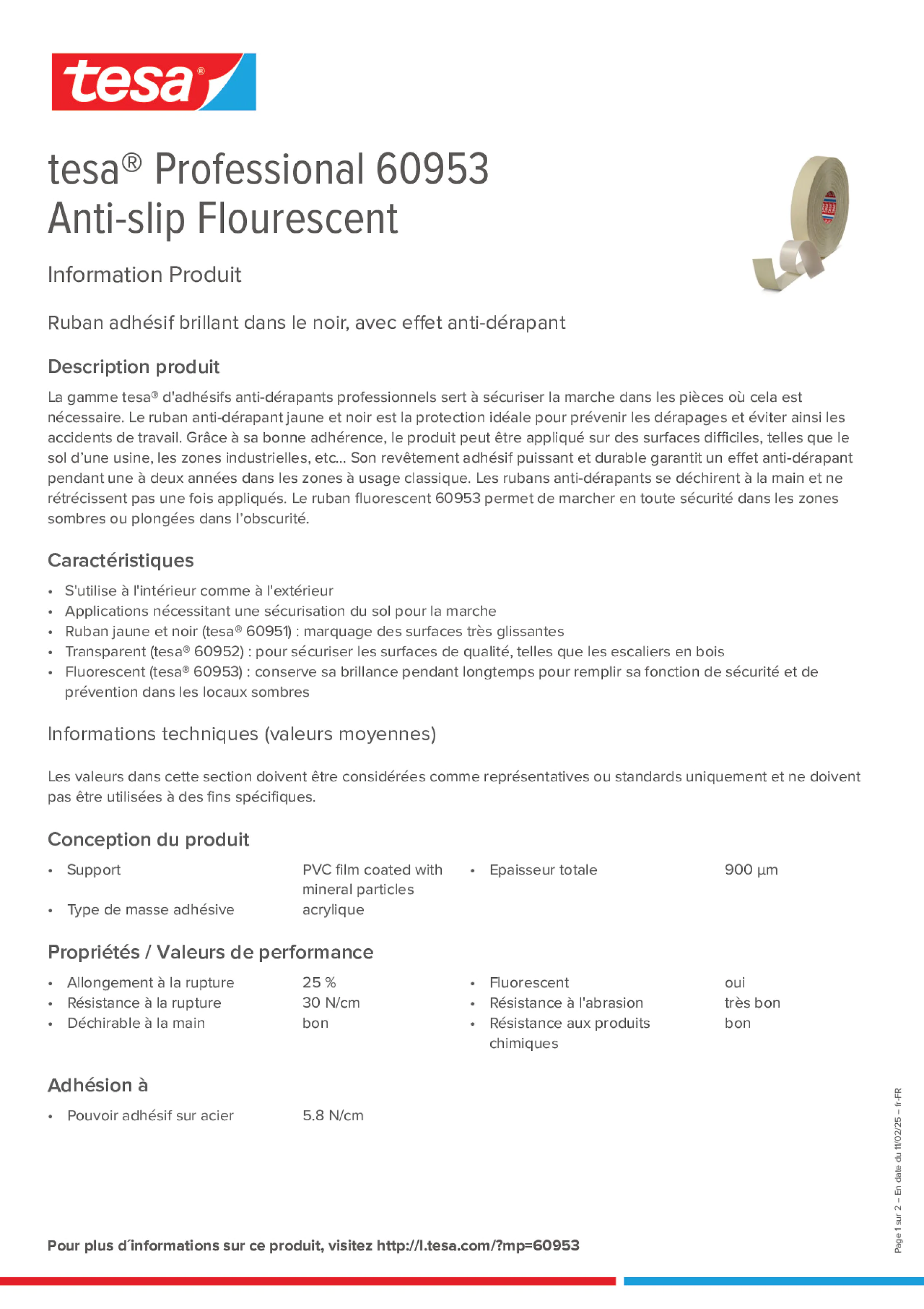 Product information_tesa® Professional 60953_fr-FR