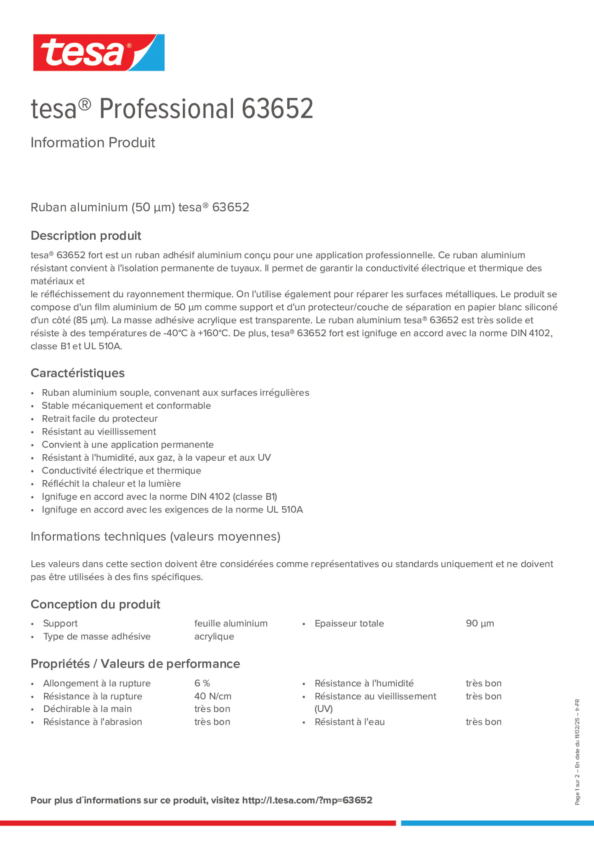 Product information_tesa® Professional 63652_fr-FR