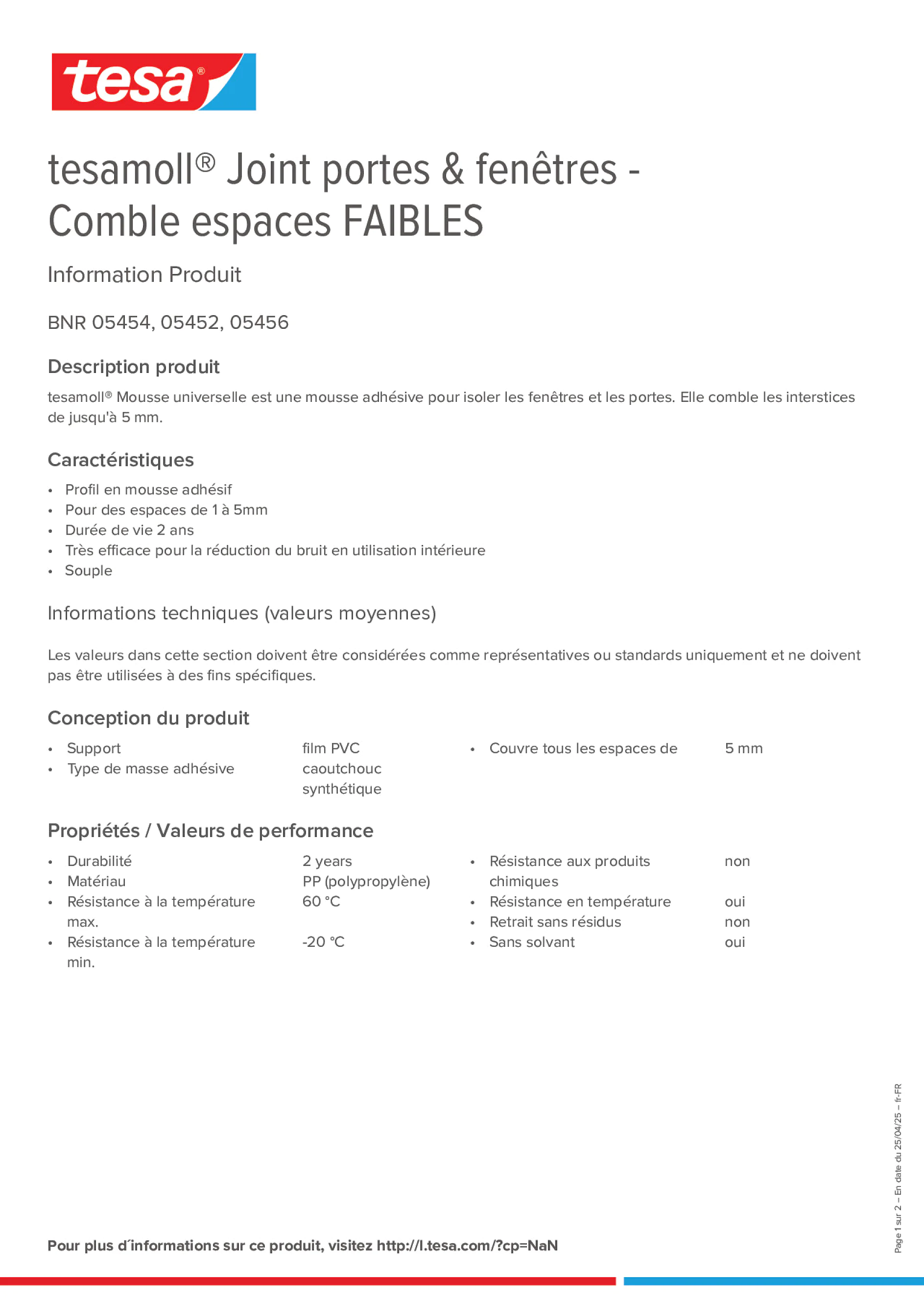 Product information_tesamoll® 55604_fr-FR