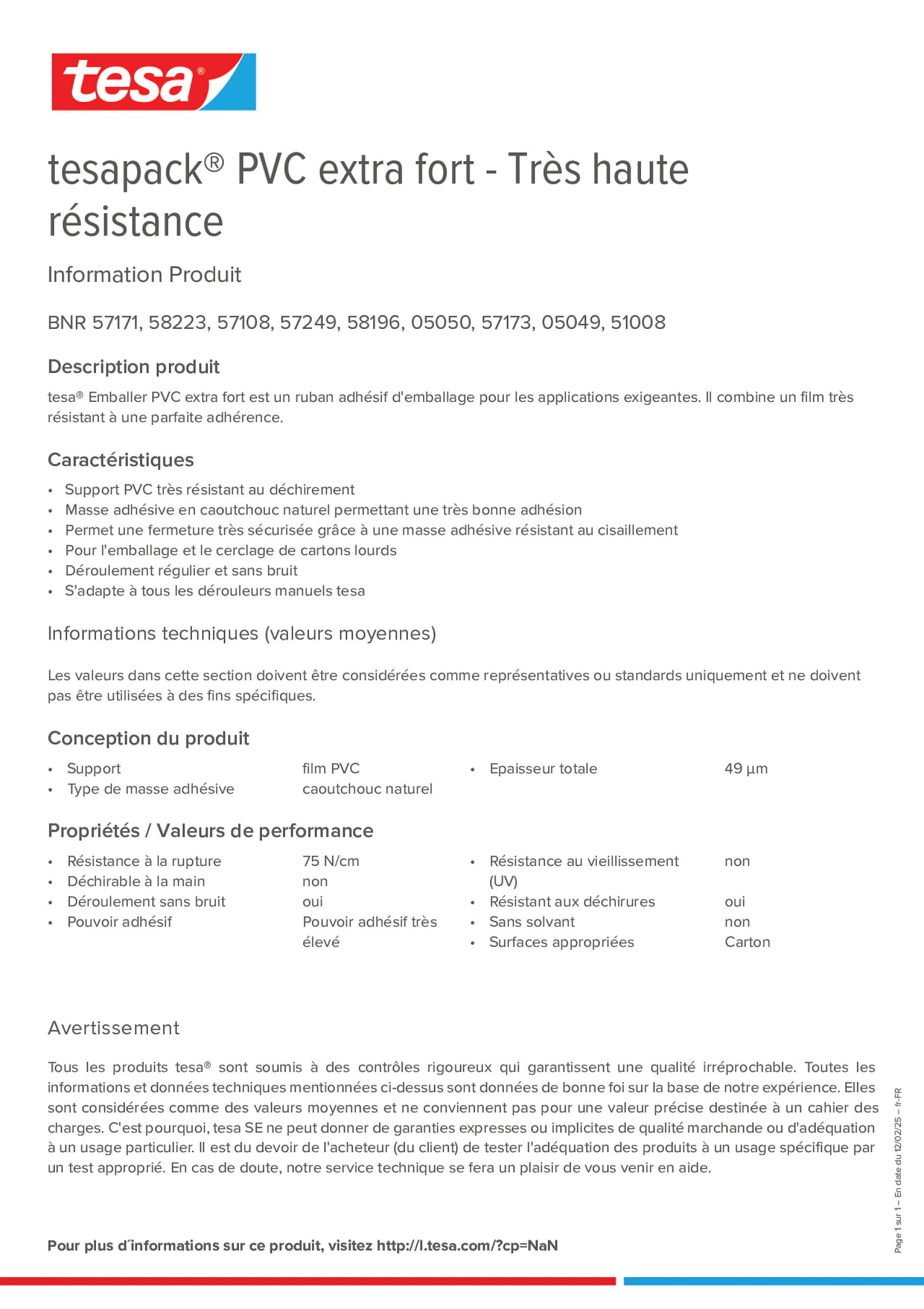 Product information_tesapack® 57249_fr-FR