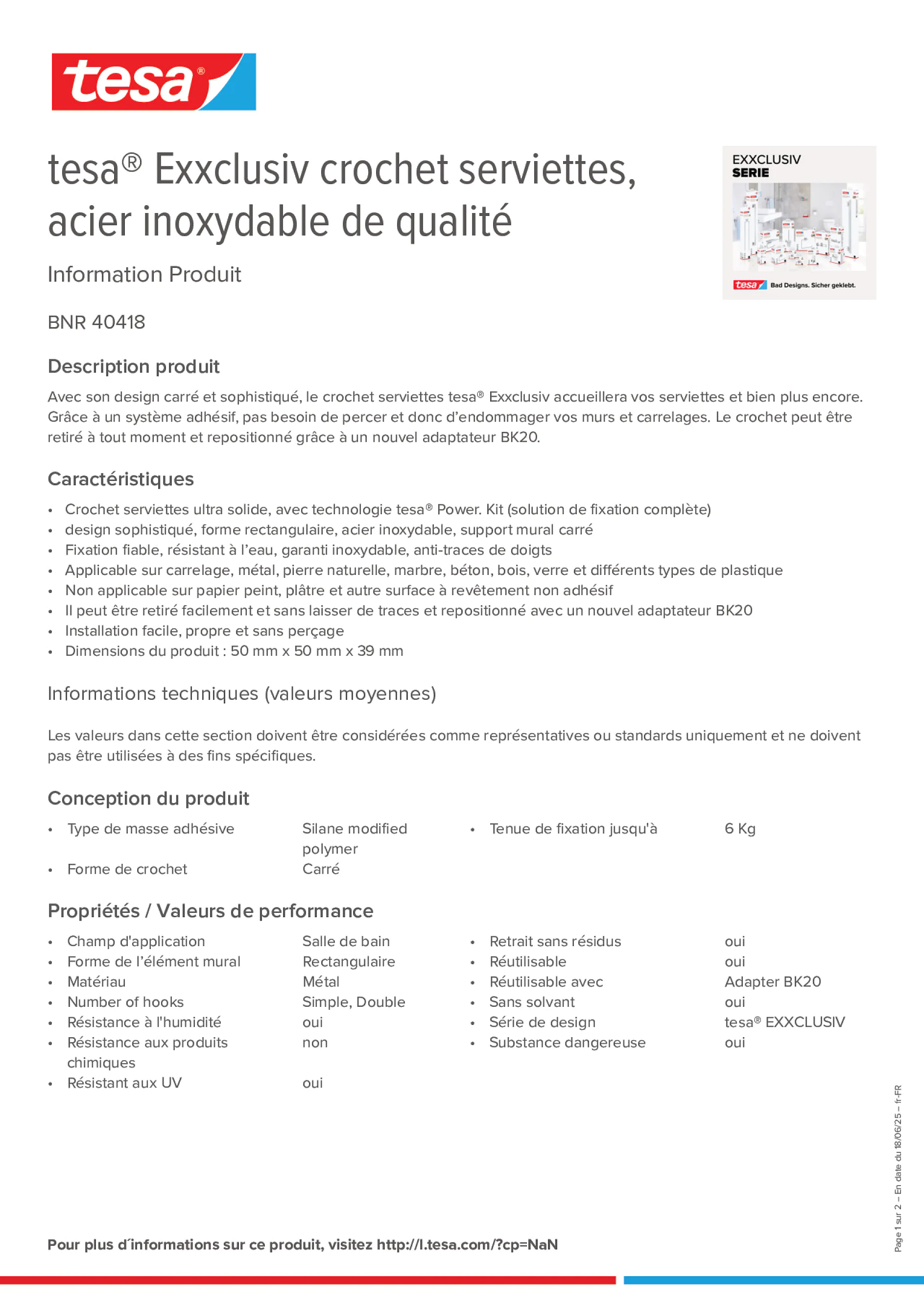 Product information_tesa® 40418_fr-FR