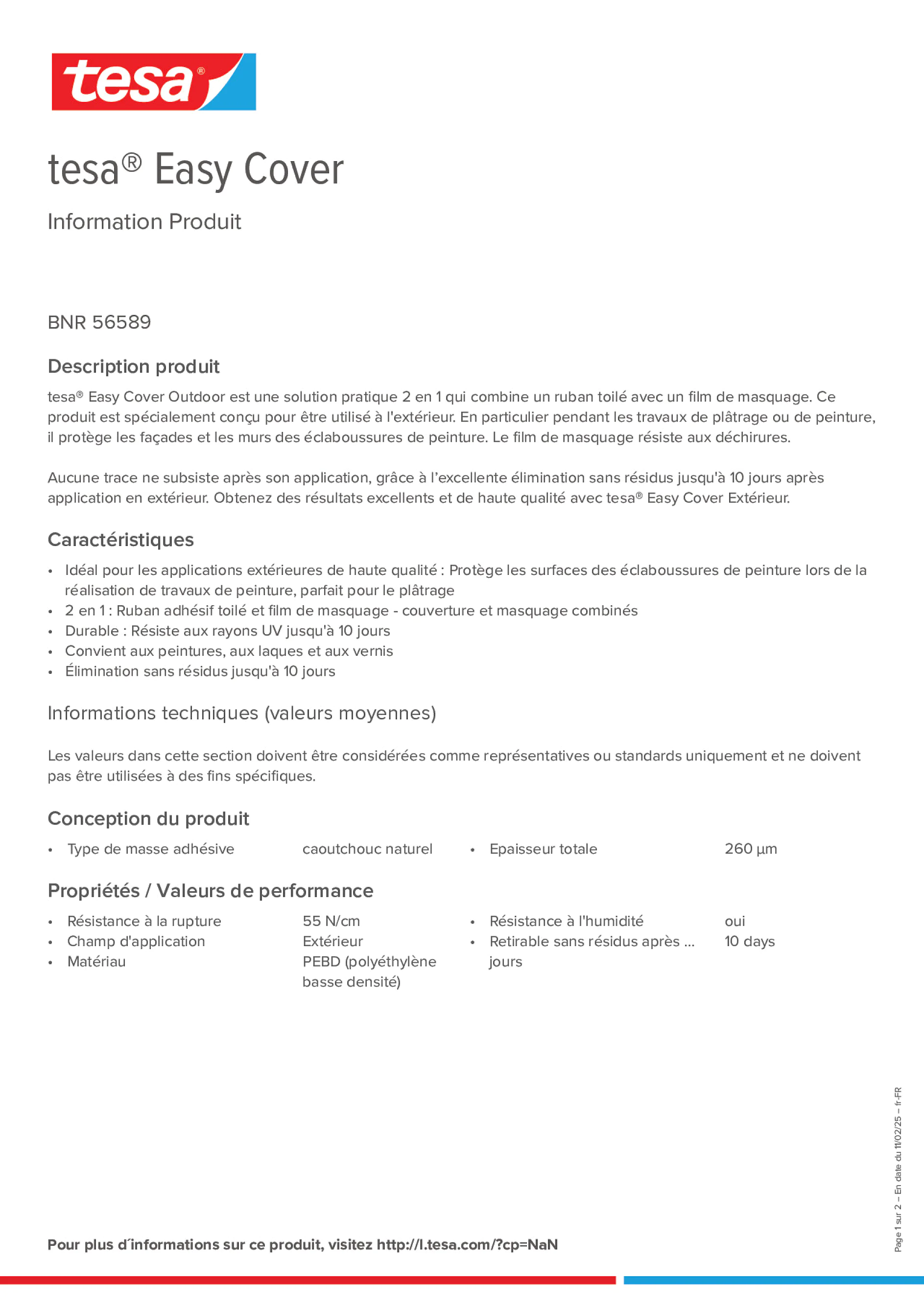 Product information_tesa® Easy Cover 56589_fr-FR