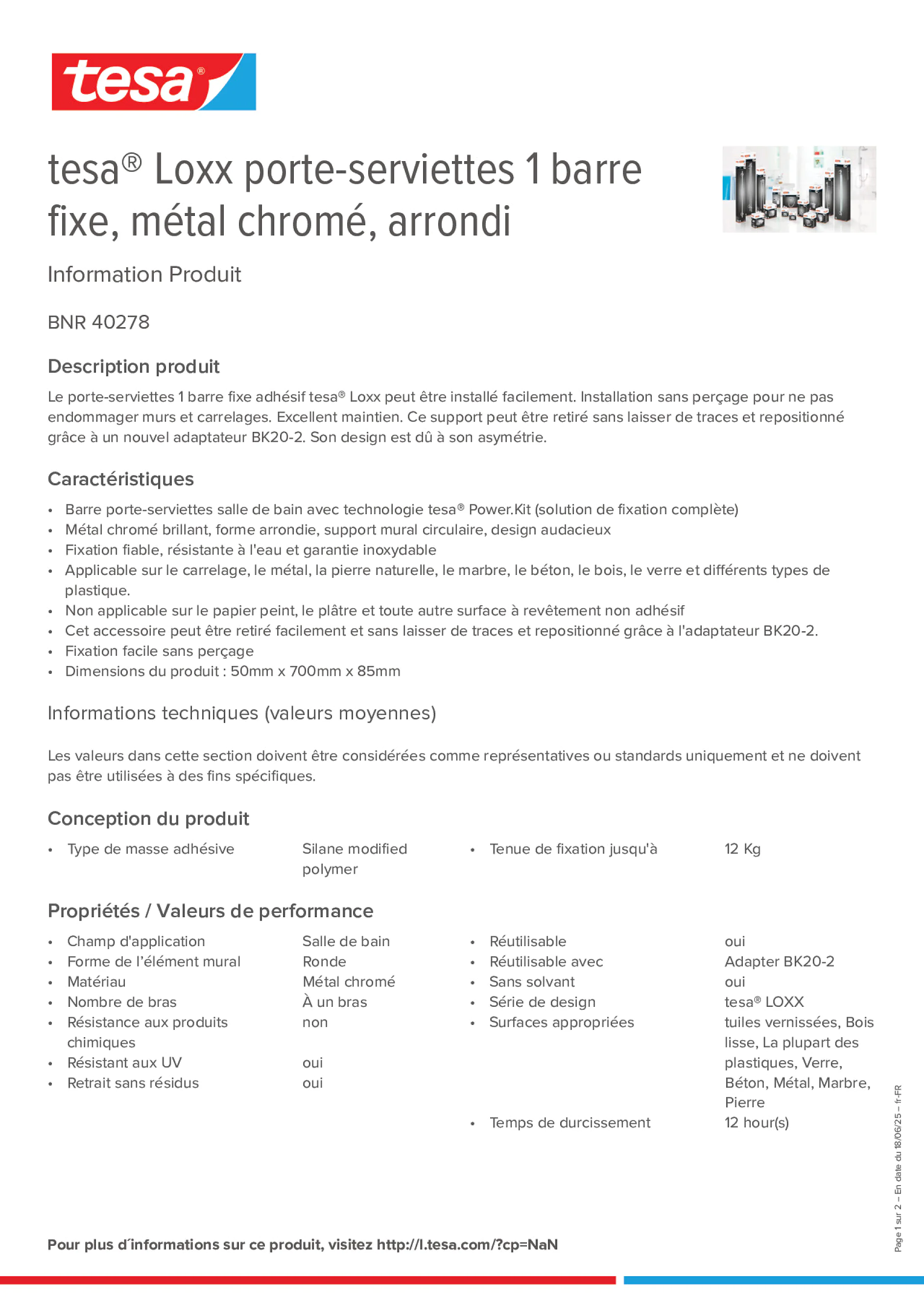 Product information_tesa® 40278_fr-FR