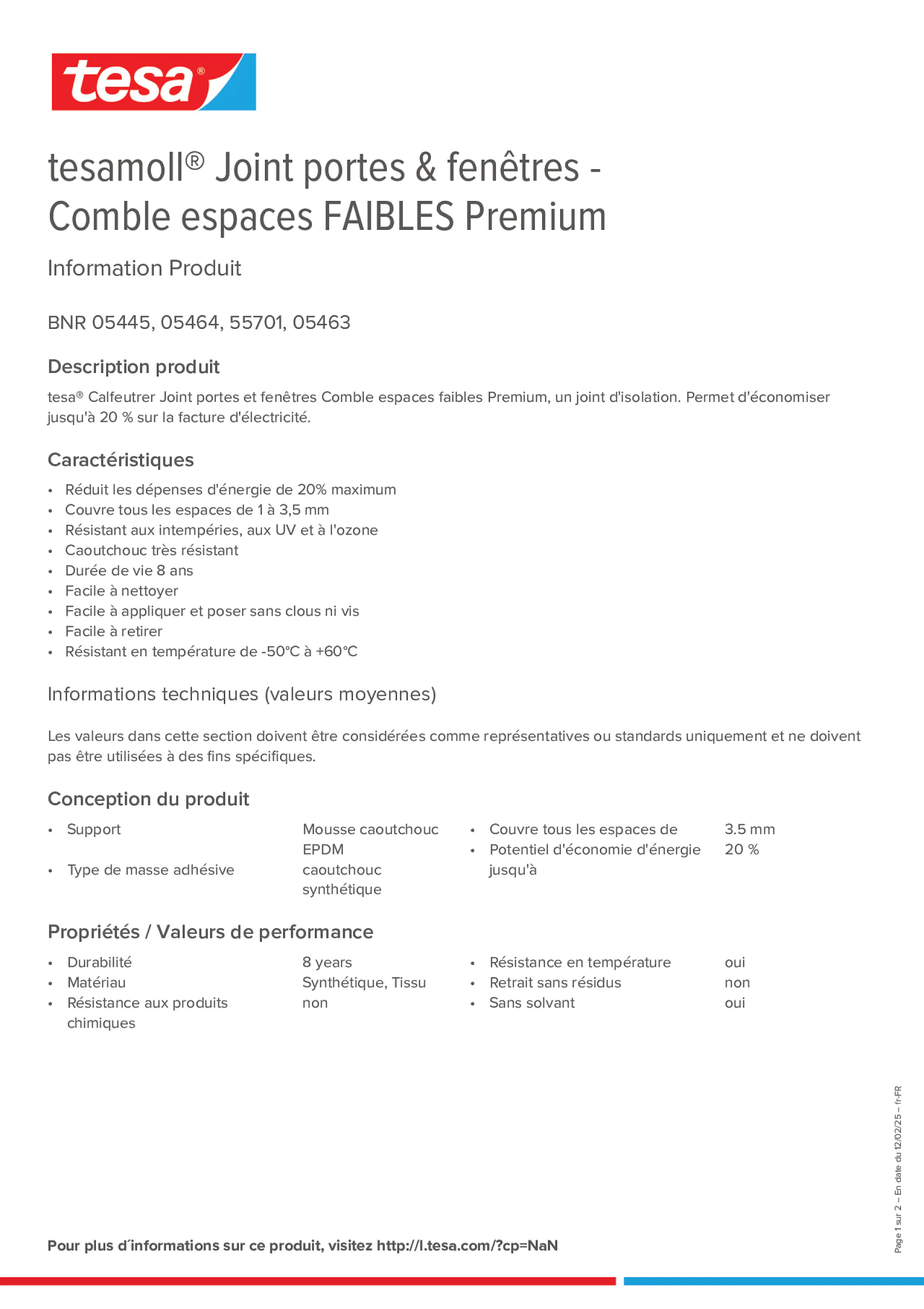 Product information_tesamoll® 5499_fr-FR