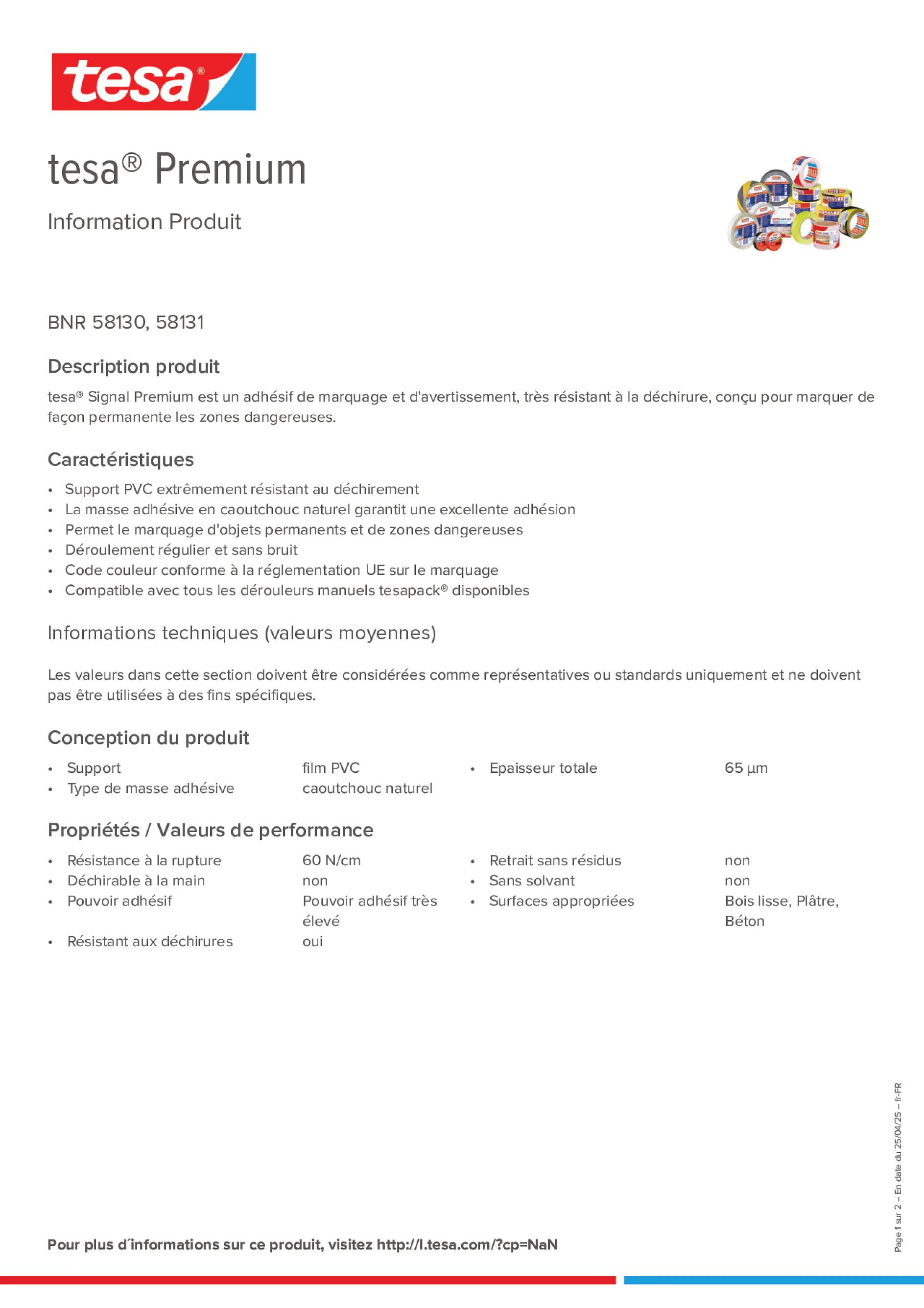 Product information_tesa® 58131_fr-FR