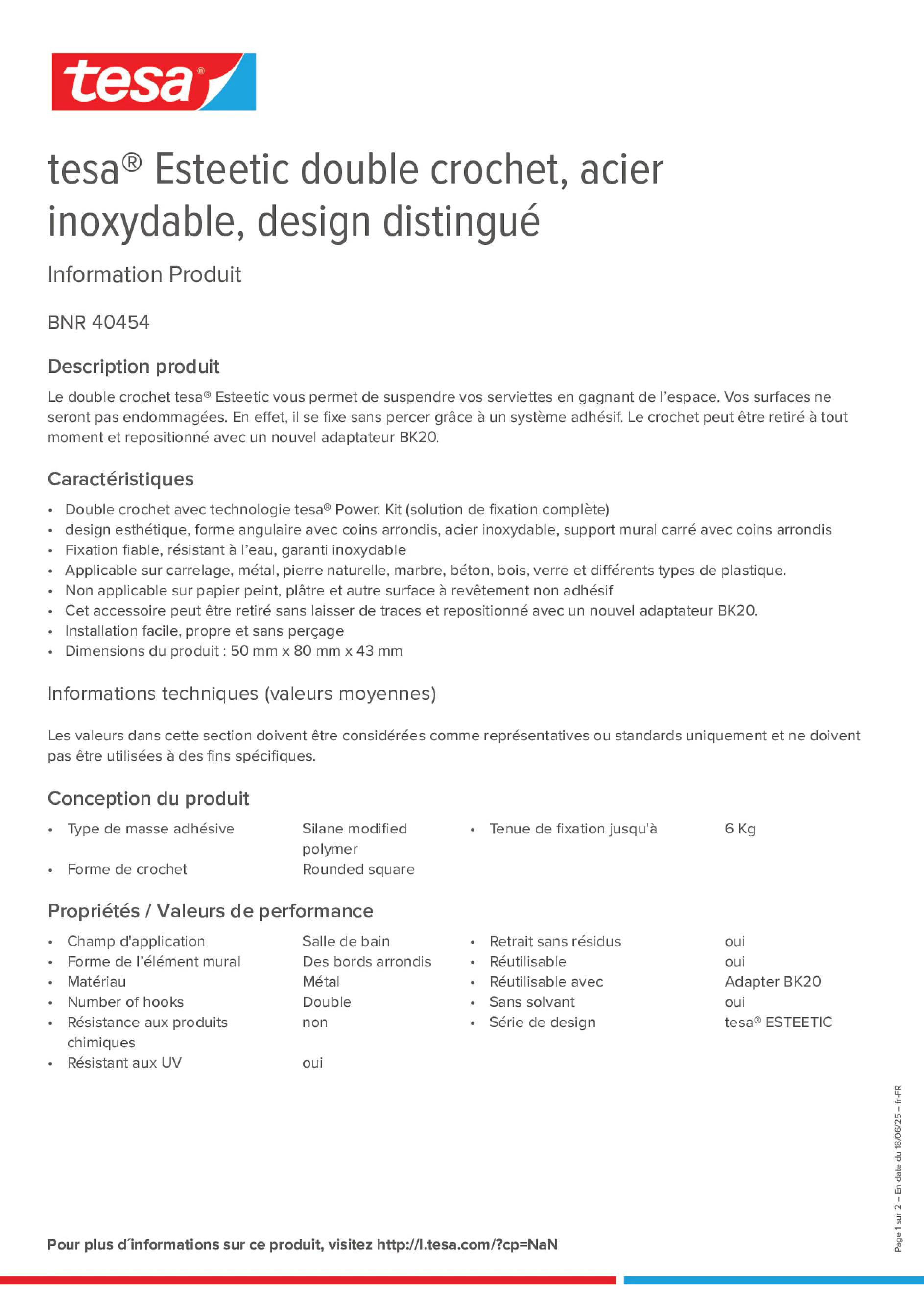 Product information_tesa® 40454_fr-FR