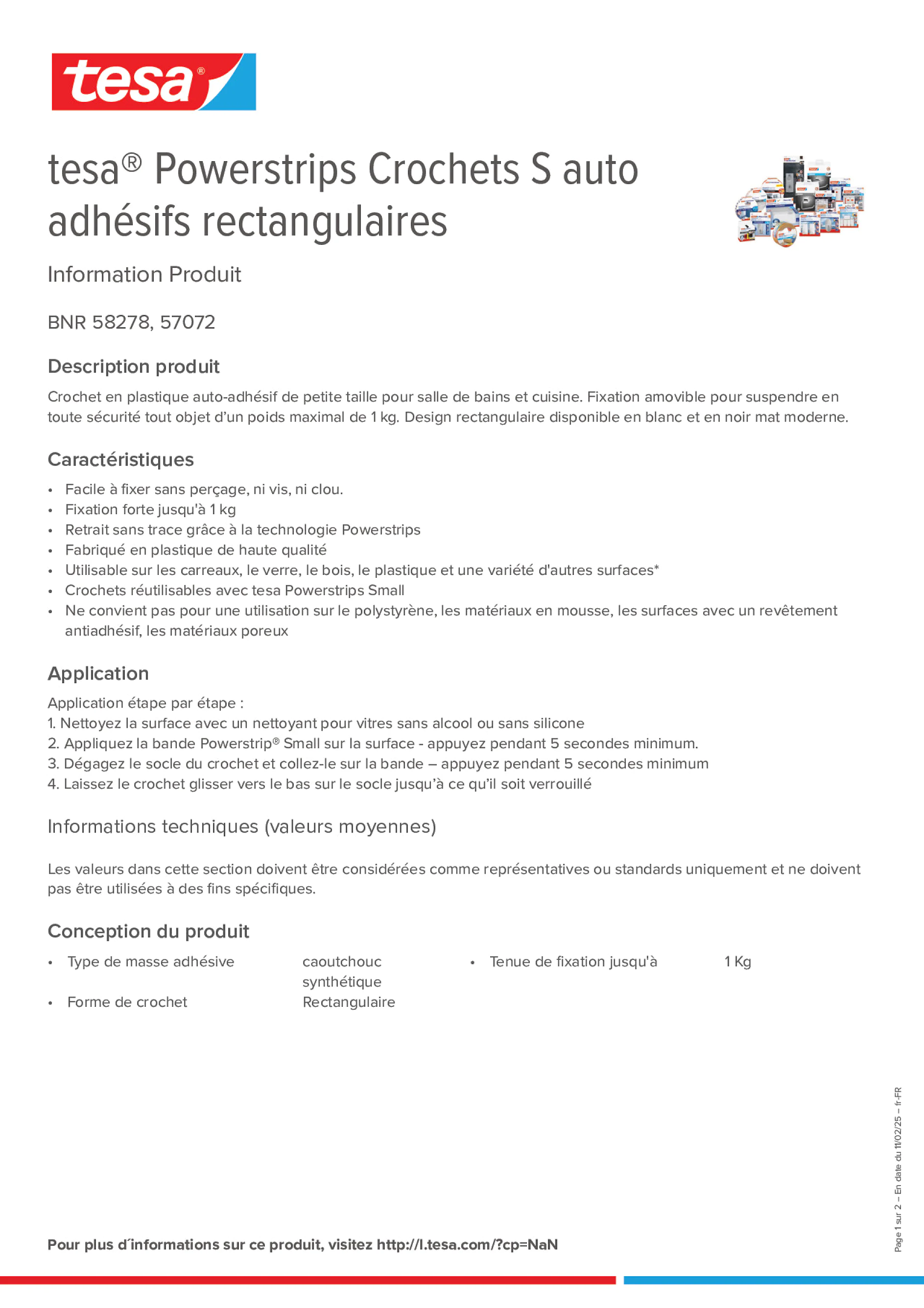 Product information_tesa® Powerstrips 58278_fr-FR