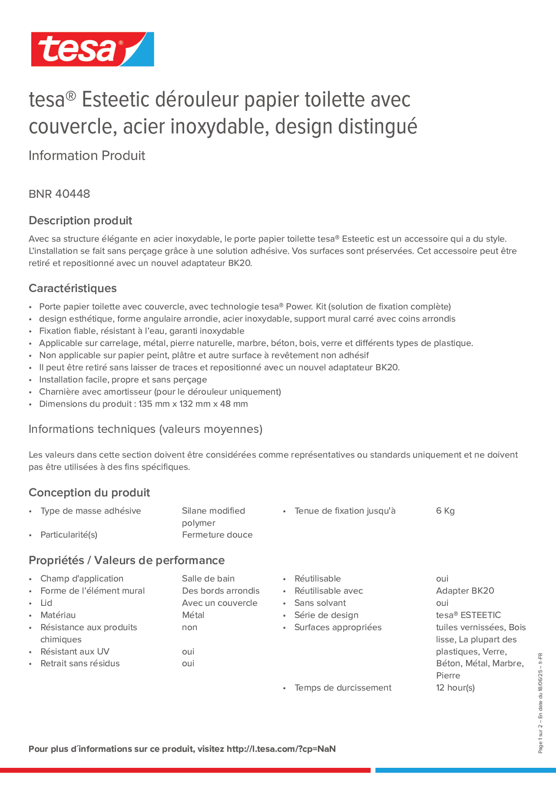 Product information_tesa® 40448_fr-FR