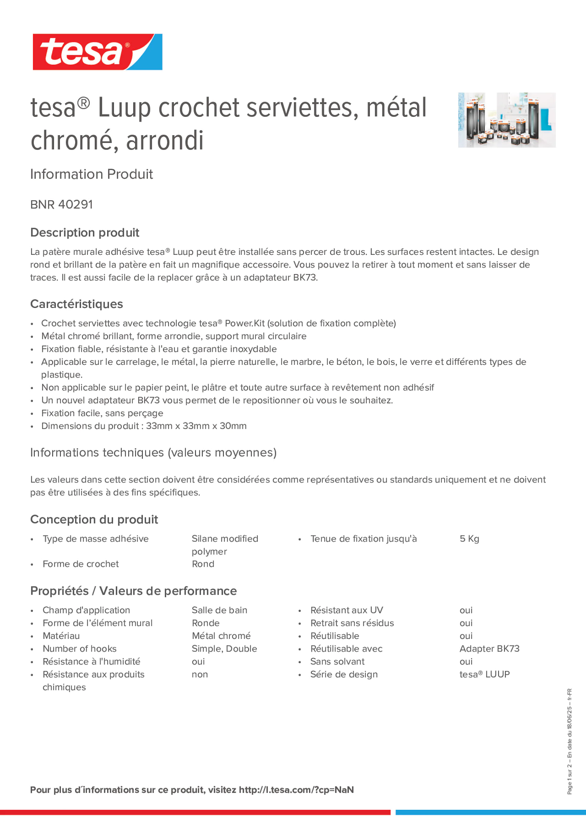 Product information_tesa® 40291_fr-FR