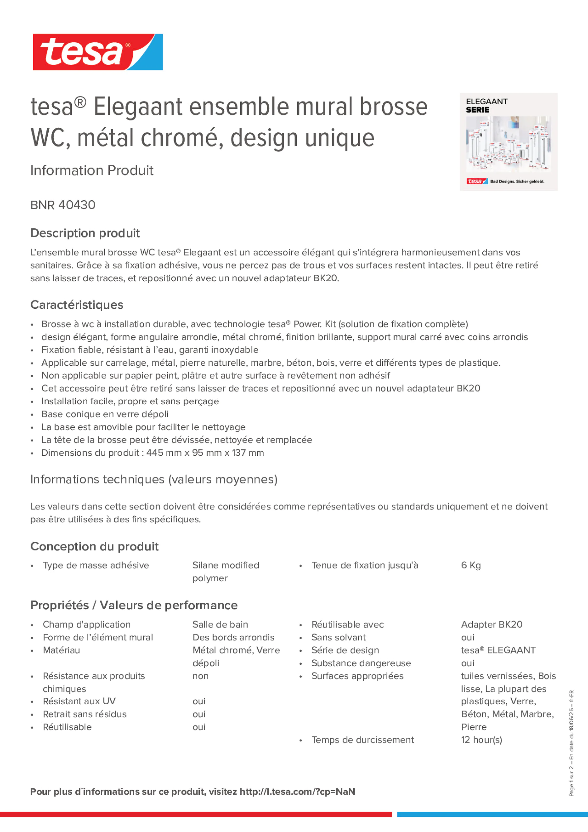 Product information_tesa® 40430_fr-FR