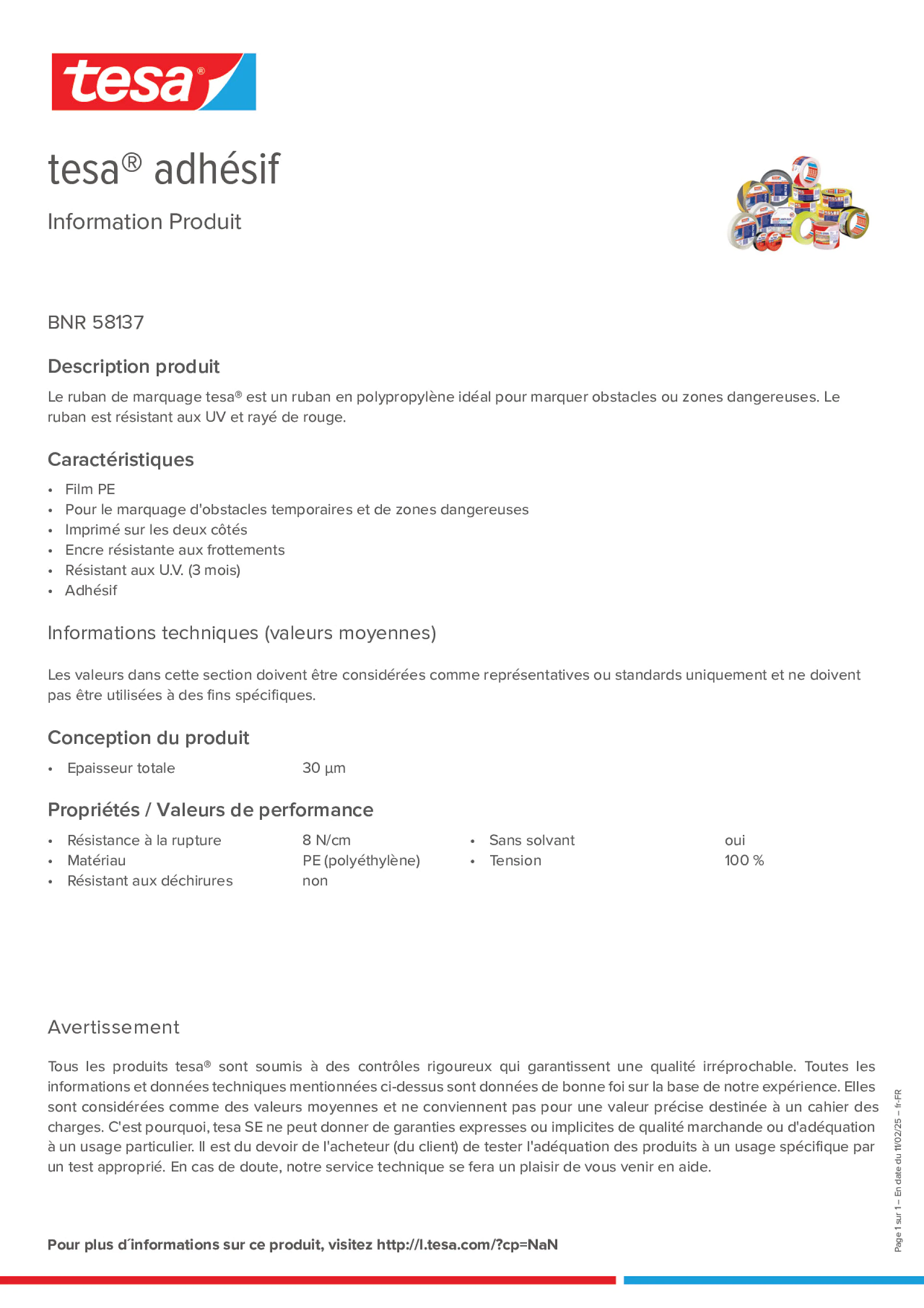 Product information_tesa® 58137_fr-FR