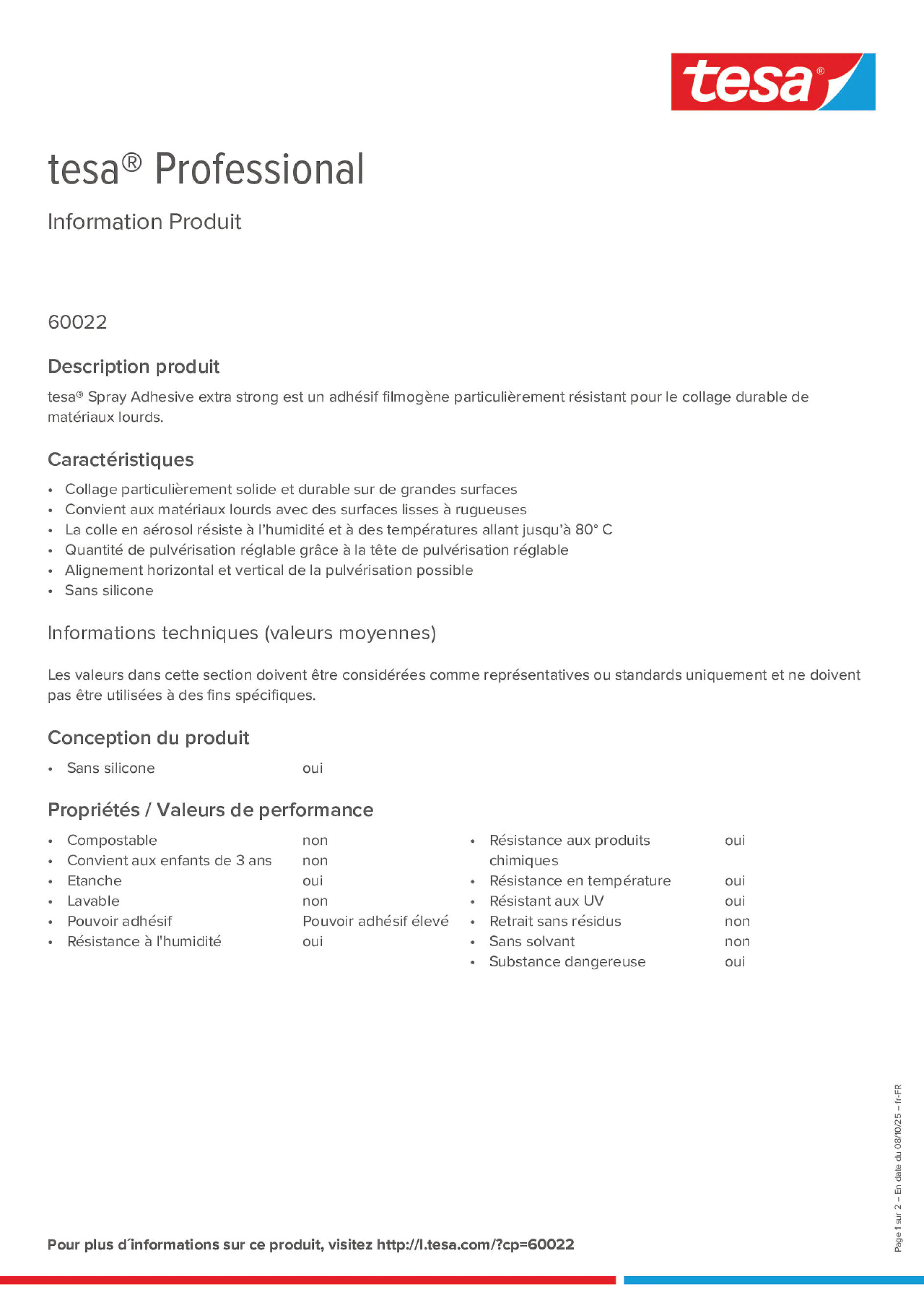Product information_tesa® Professional 60022_fr-FR