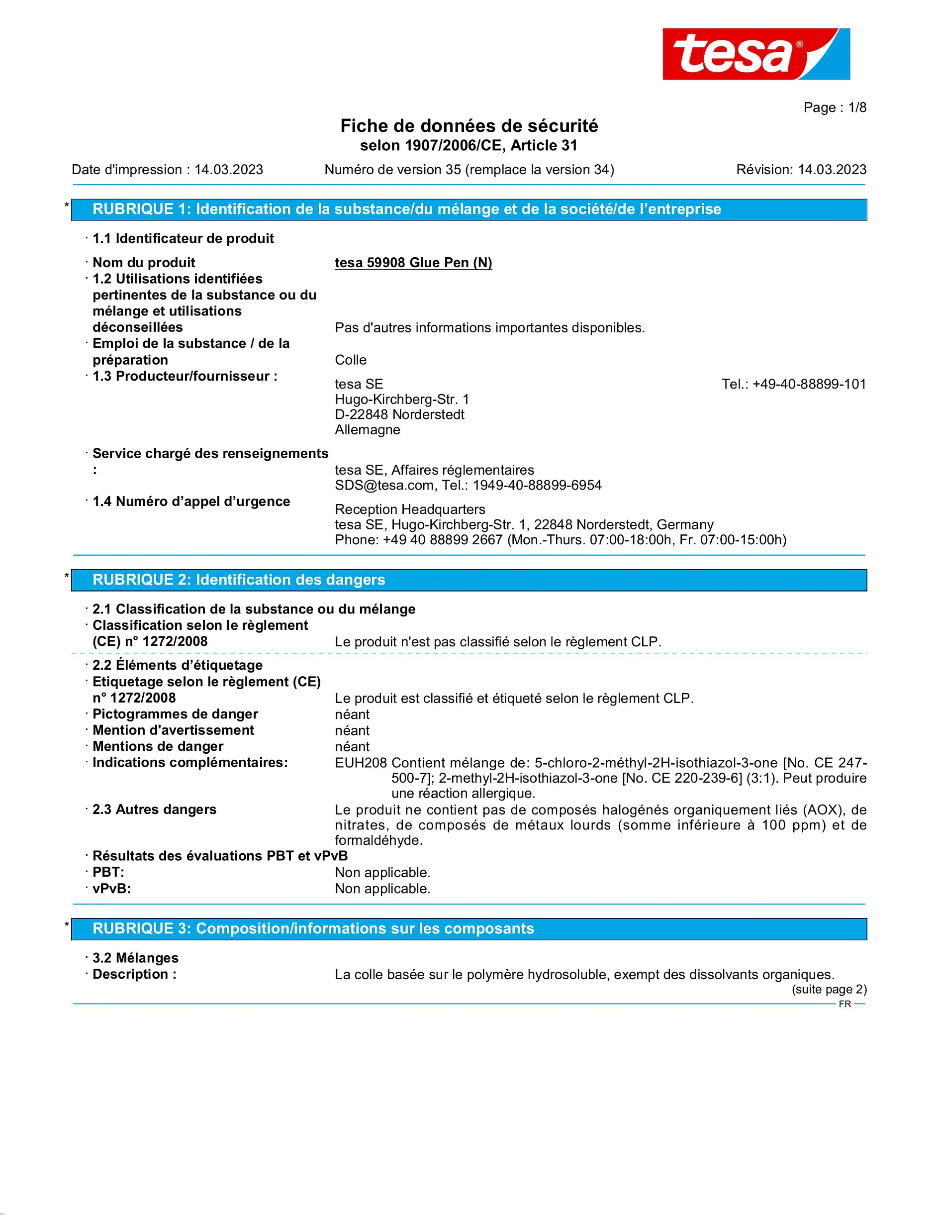 Safety data sheet_tesa® 59902_fr-FR_v35