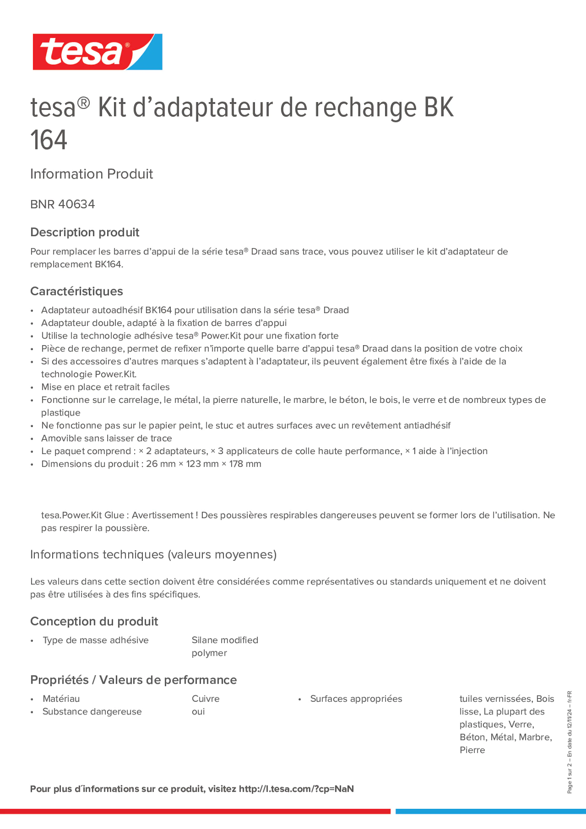 Product information_tesa® 40634_fr-FR