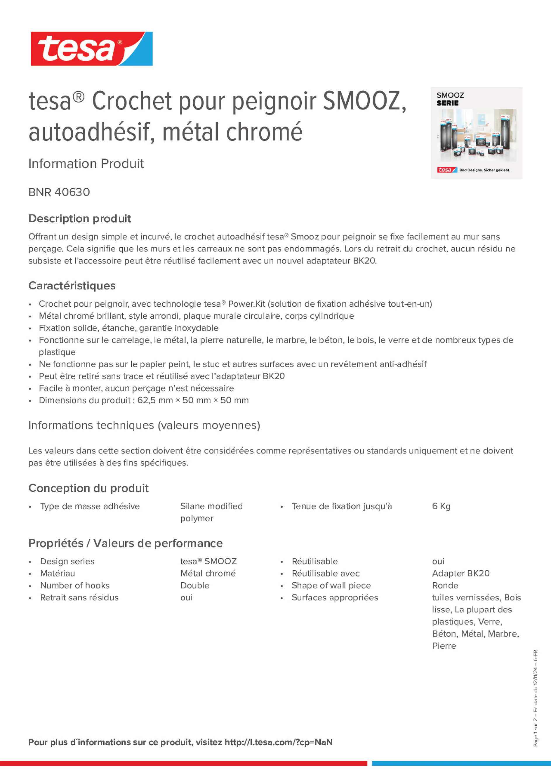 Product information_tesa® 40630_fr-FR