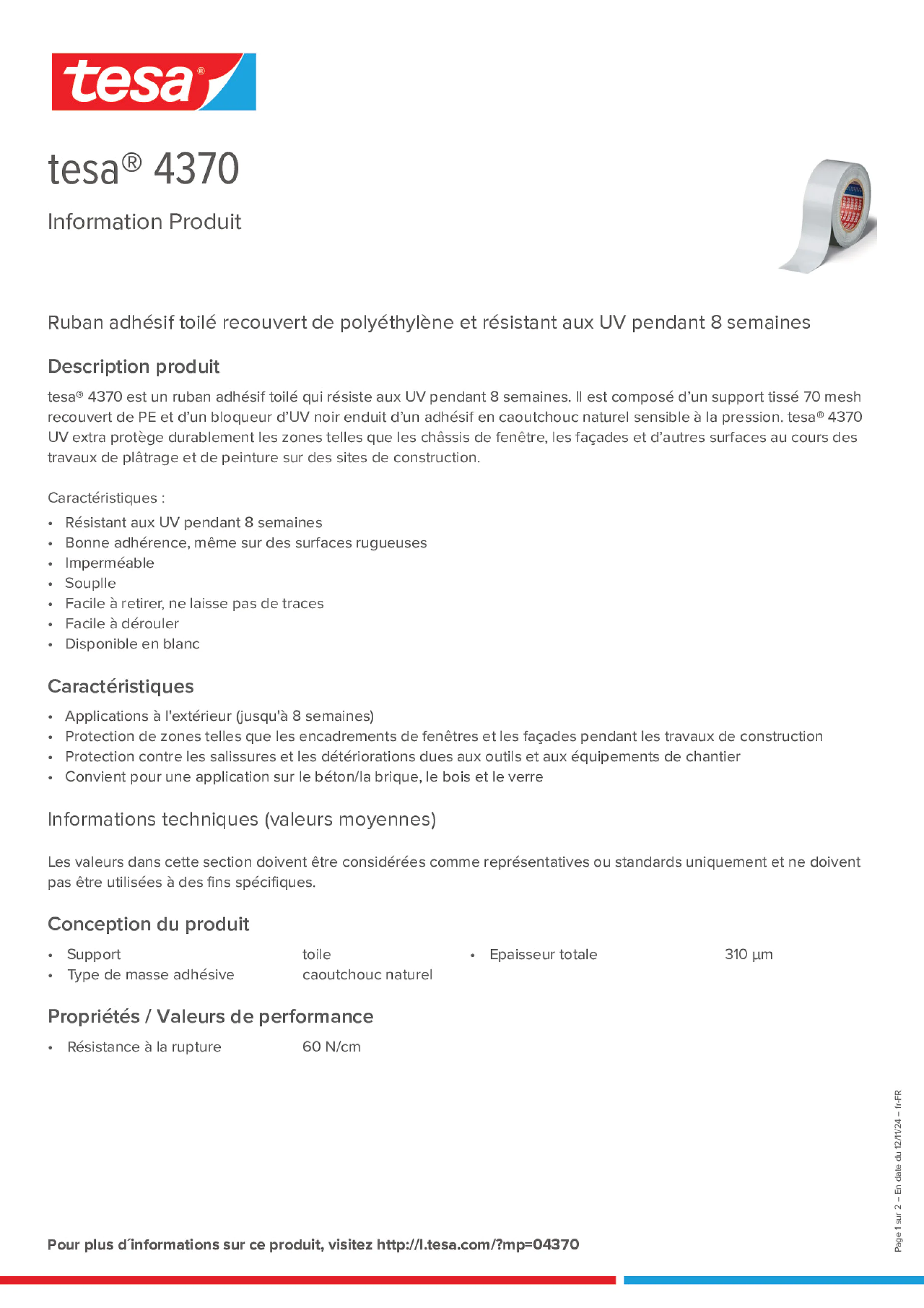 Product information_tesa® 04370_fr-FR