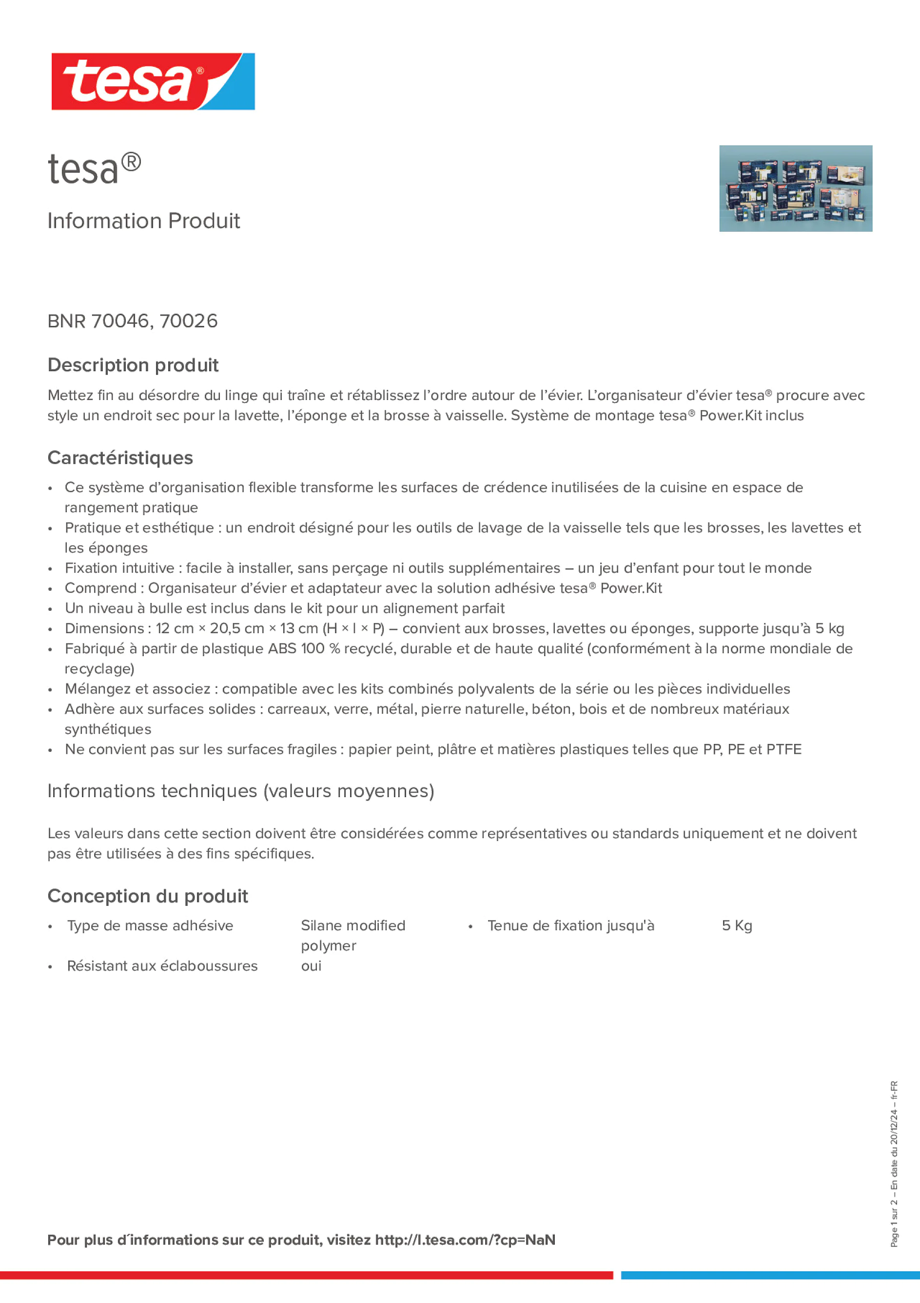 Product information_tesa® 70046_fr-FR