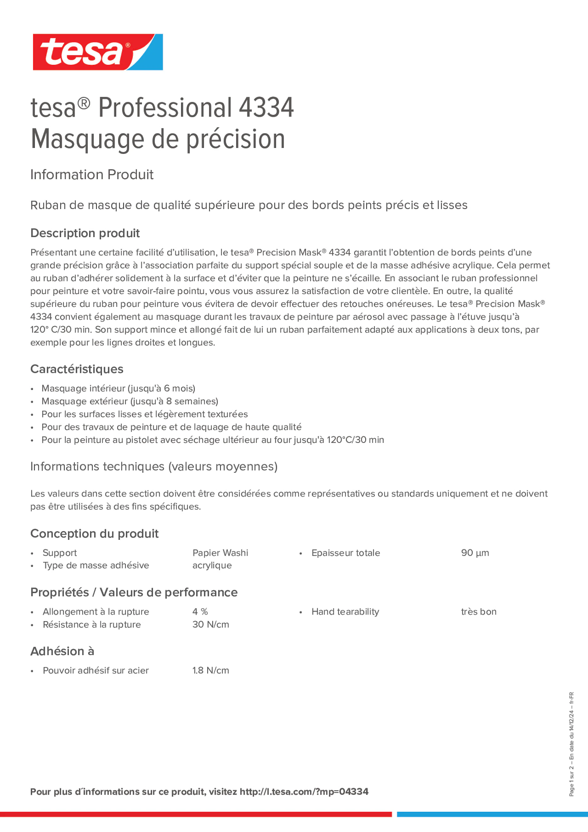 Product information_tesa® Professional 04334_fr-FR