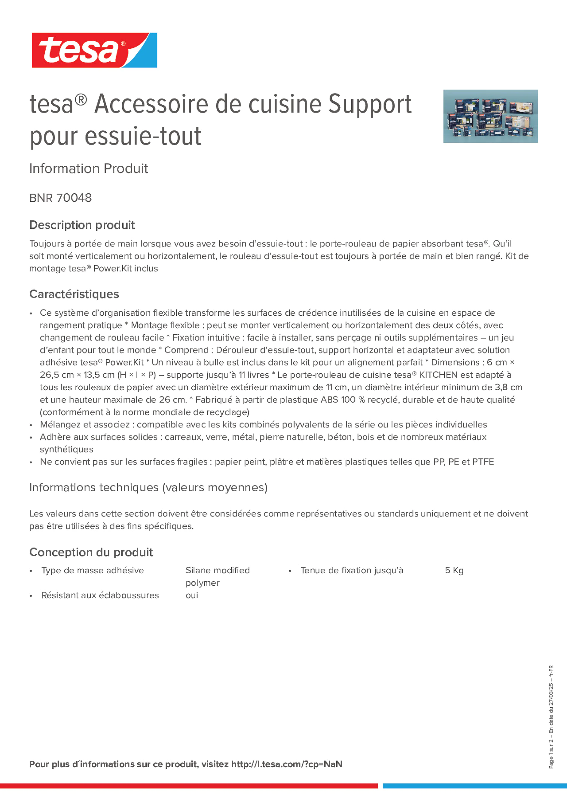 Product information_tesa® 70048_fr-FR