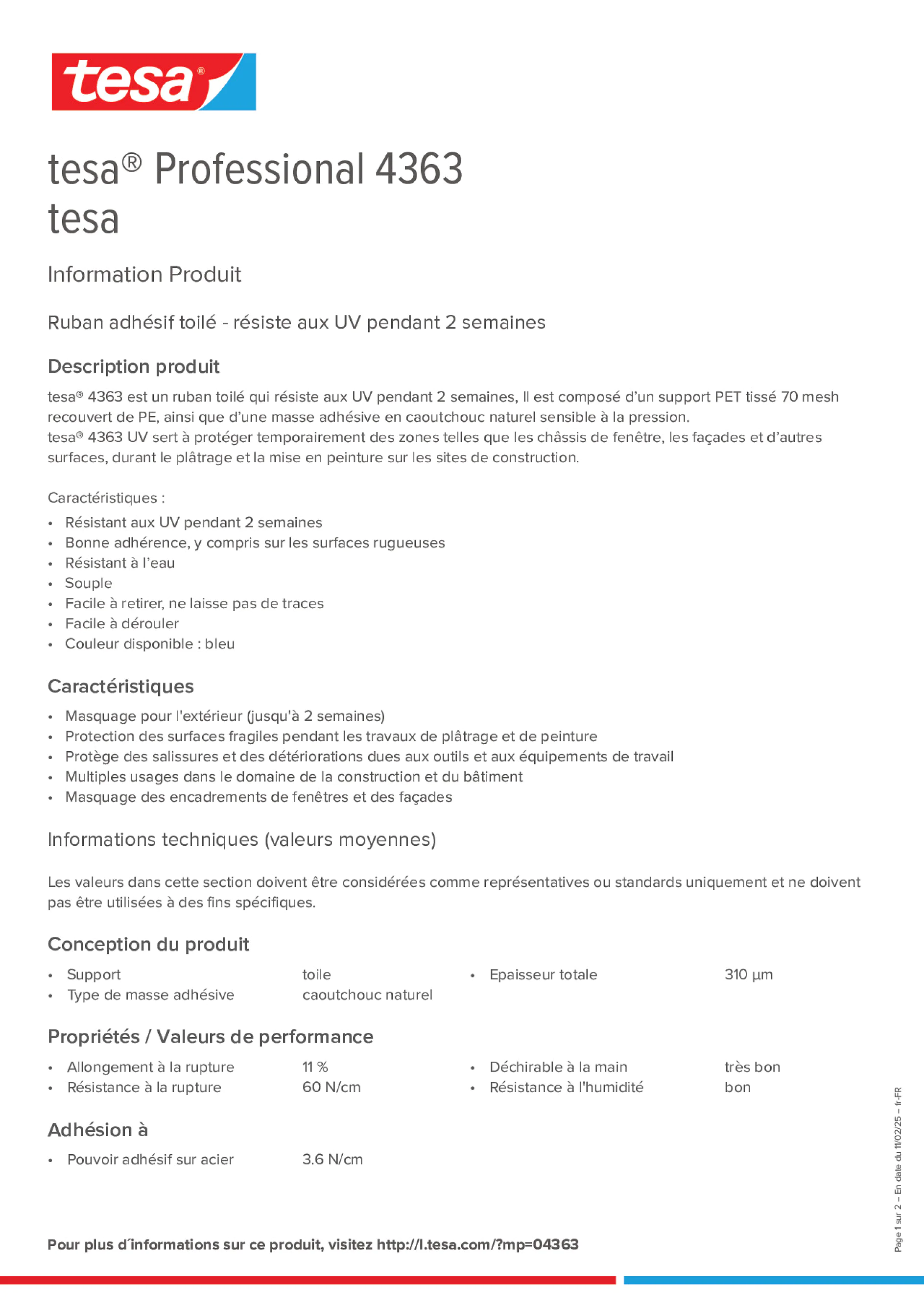 Product information_tesa® Professional 04363_fr-FR