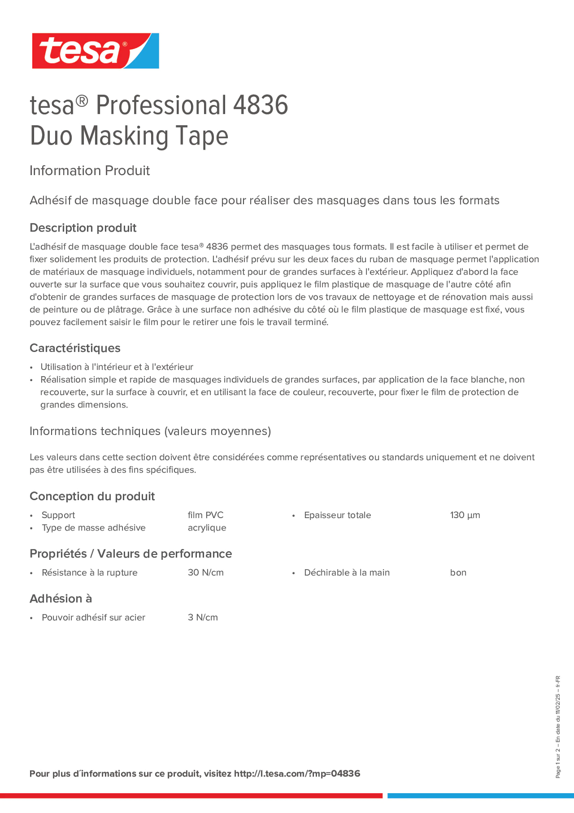 Product information_tesa® Professional 04836_fr-FR