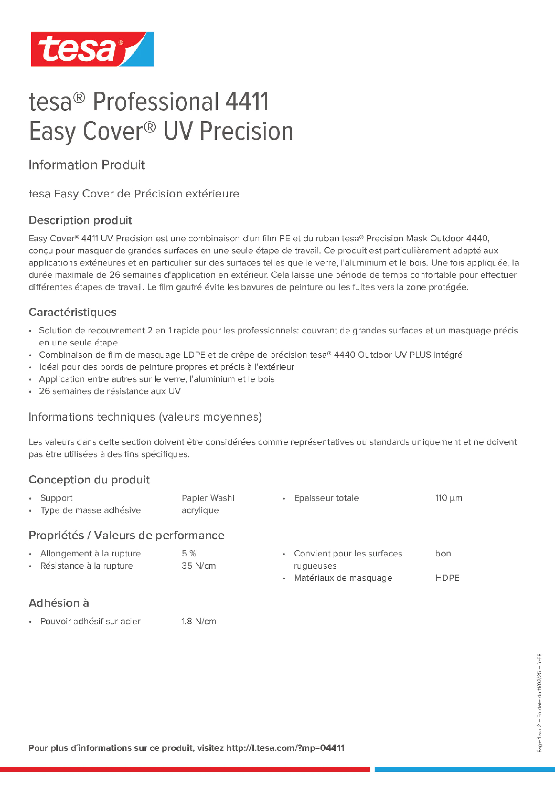 Product information_tesa® Professional 04411_fr-FR