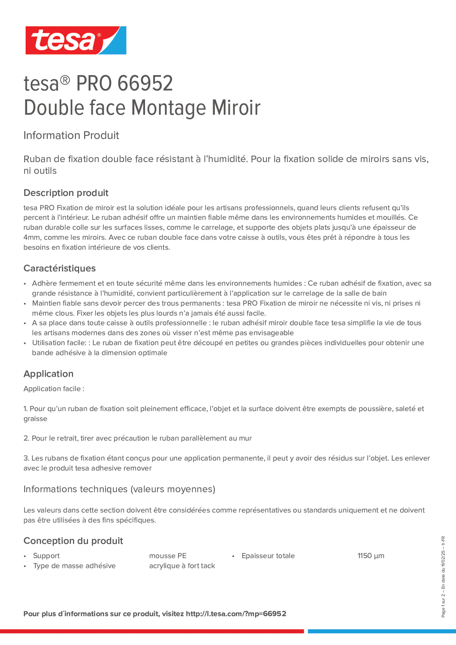 Product information_tesa® PRO 66952_fr-FR