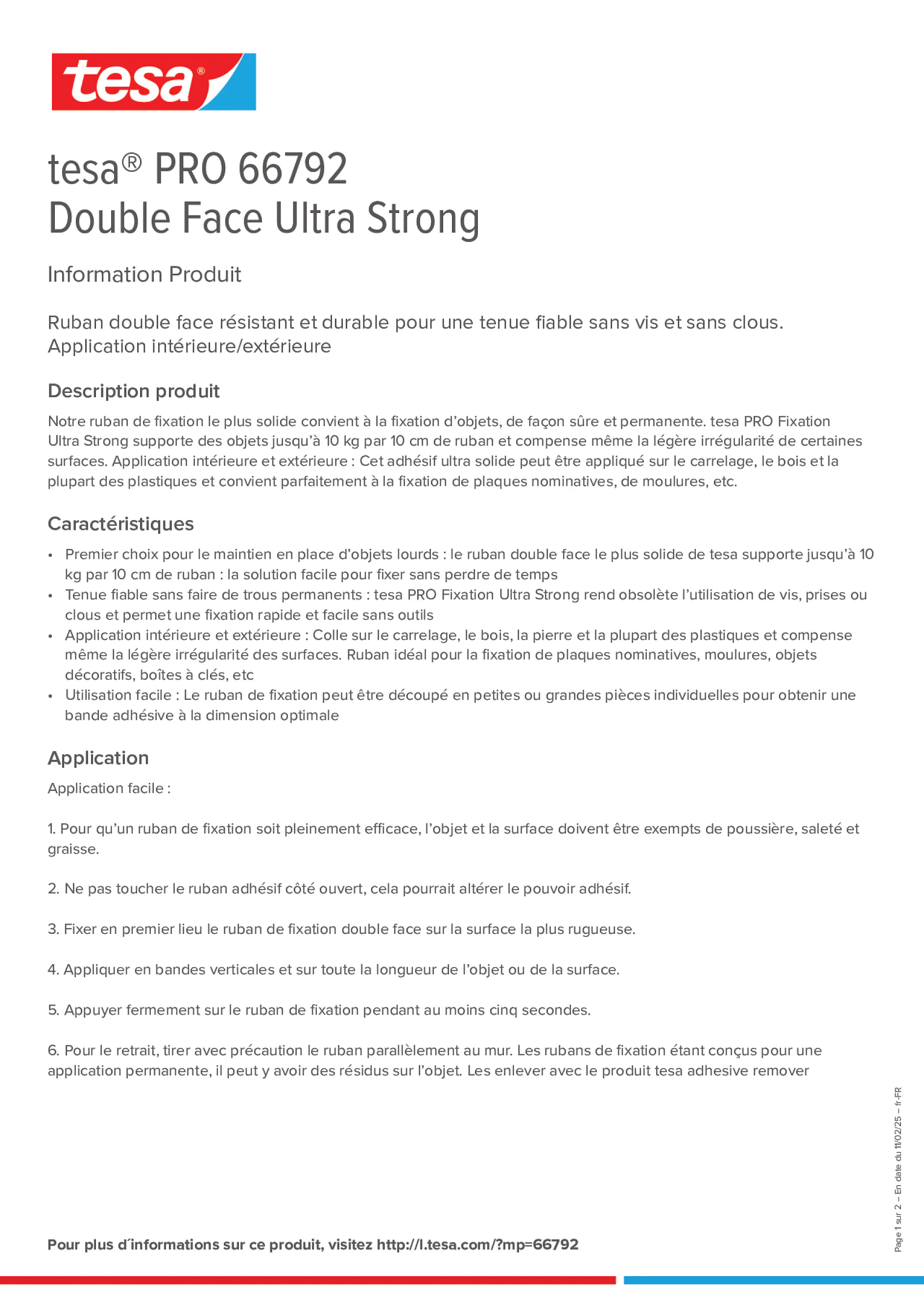 Product information_tesa® PRO 66792_fr-FR