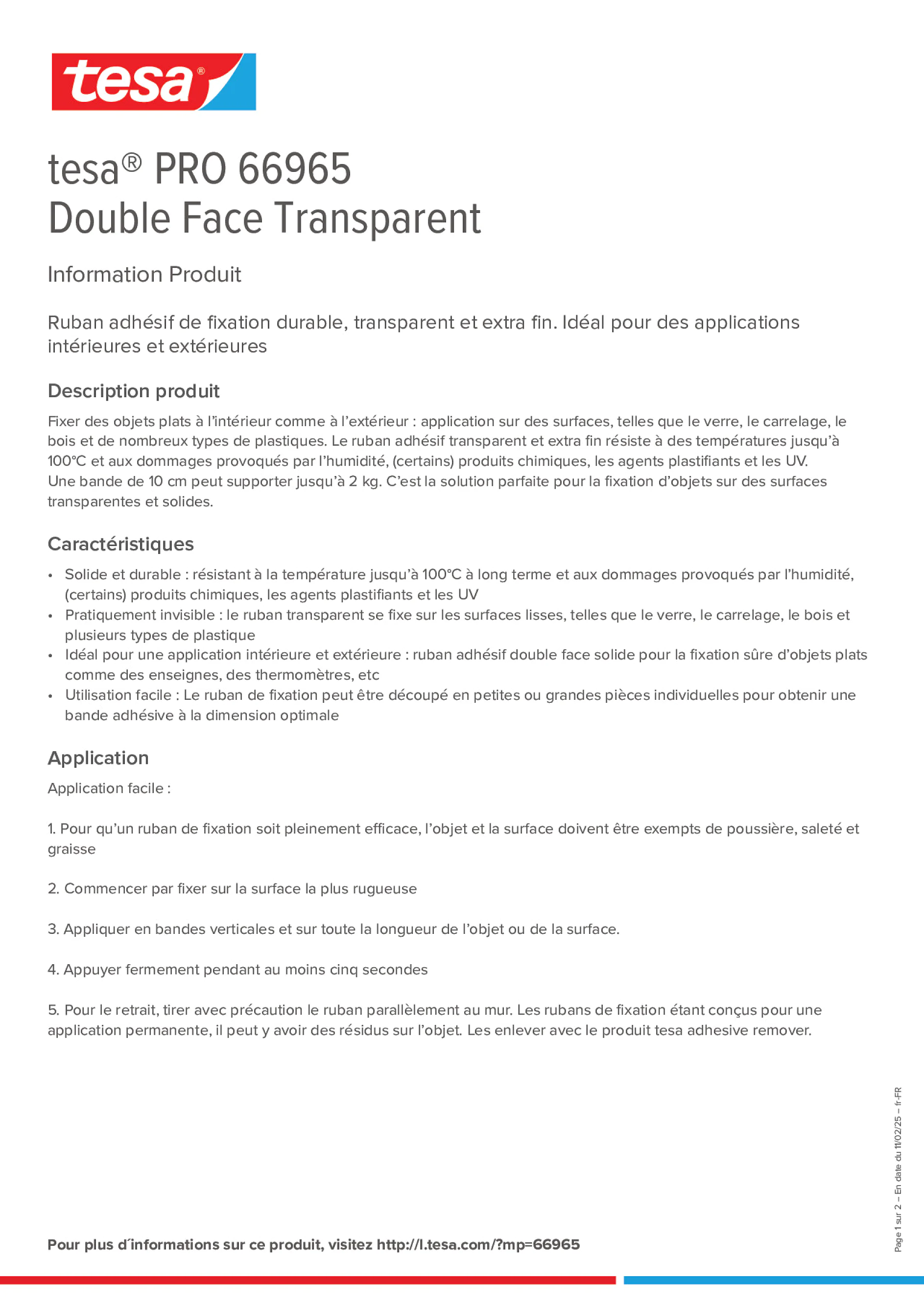 Product information_tesa® PRO 66965_fr-FR