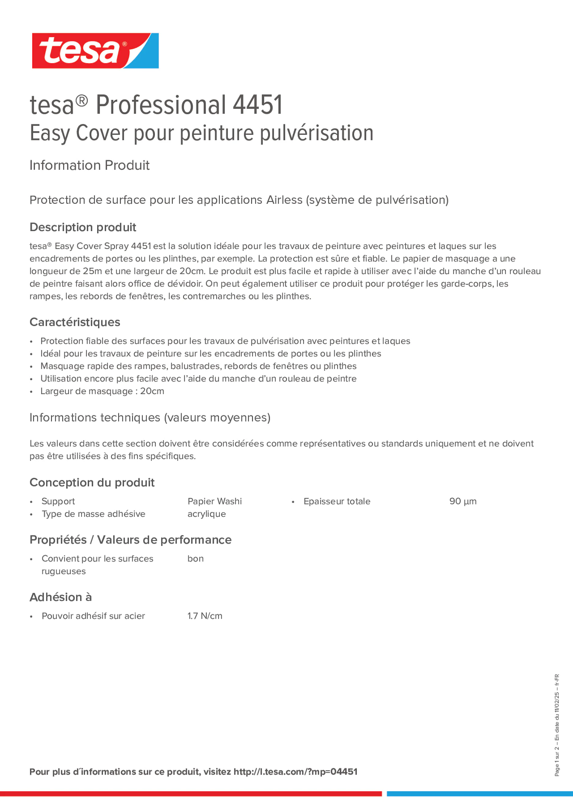 Product information_tesa® Professional 04451_fr-FR