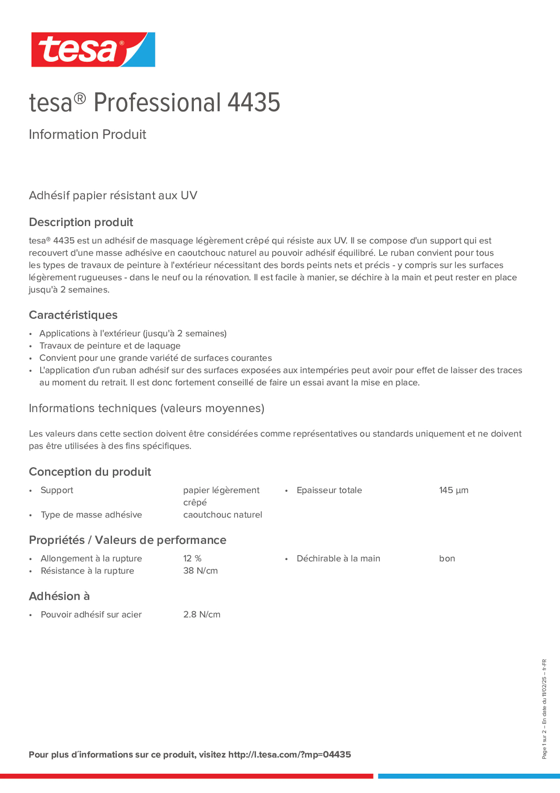 Product information_tesa® Professional 04435_fr-FR