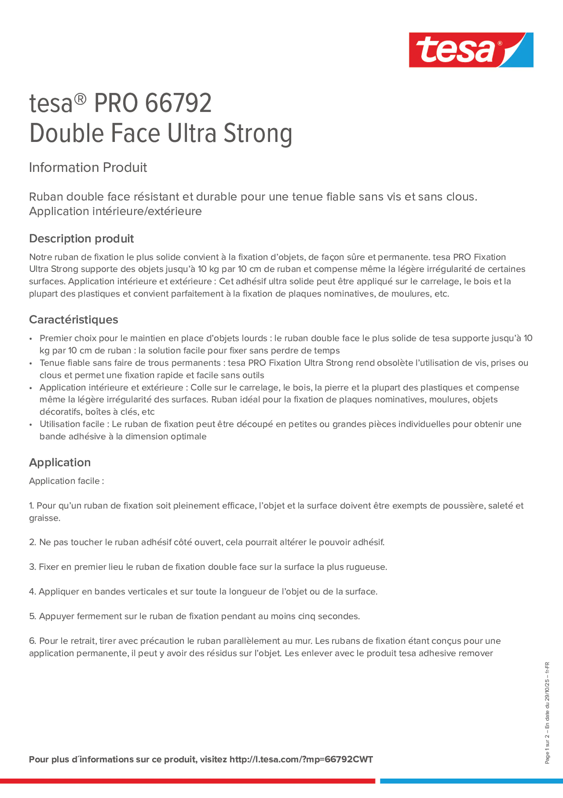 Product information_tesa® PRO 66792_fr-FR